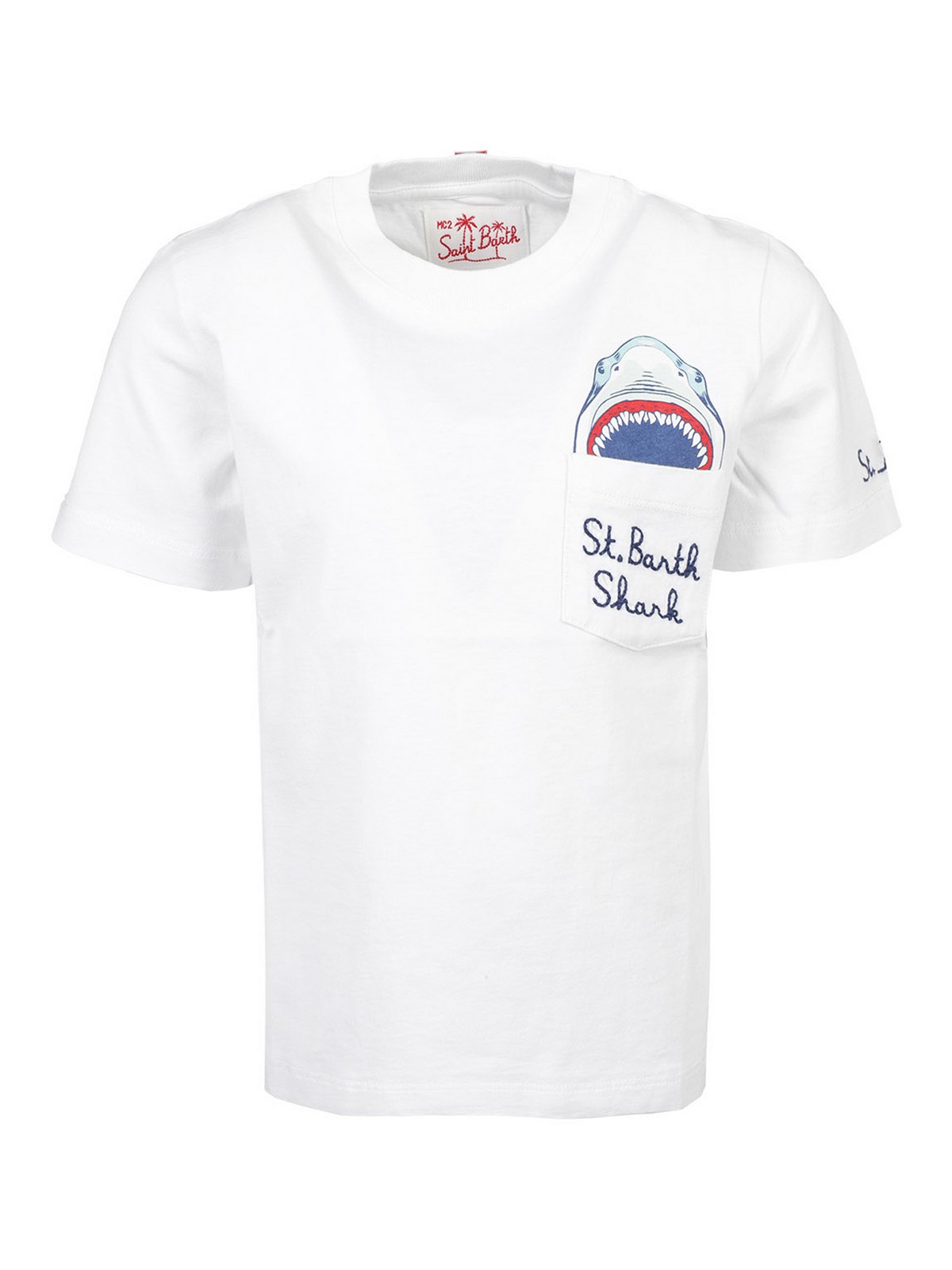 Mc2 Saint Barth - Shark T-shirt - t-shirts - EDDYESM01N | iKRIX.com