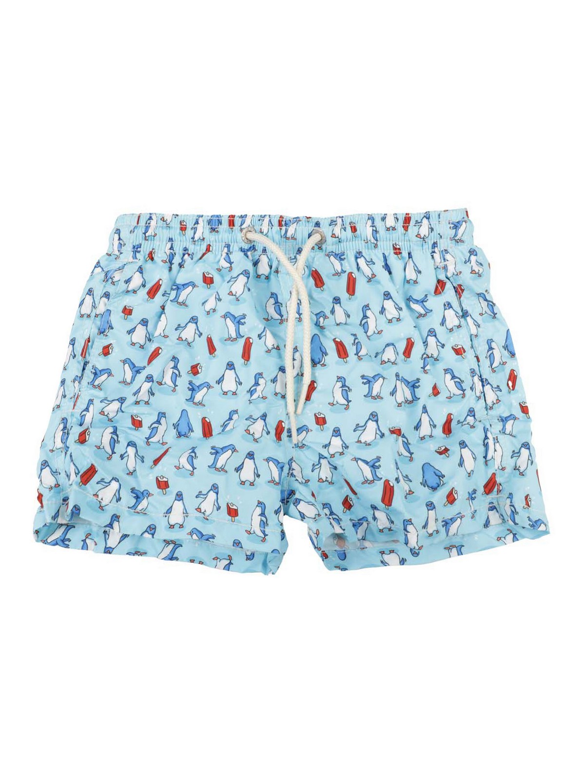 Mc2 Saint Barth - Penguin print swim trunks - Swim shorts & swimming ...