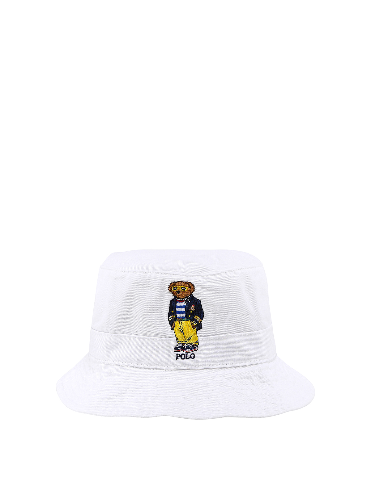 Polo Ralph Lauren Polo Bear Patch Bucket Hat In White | ModeSens
