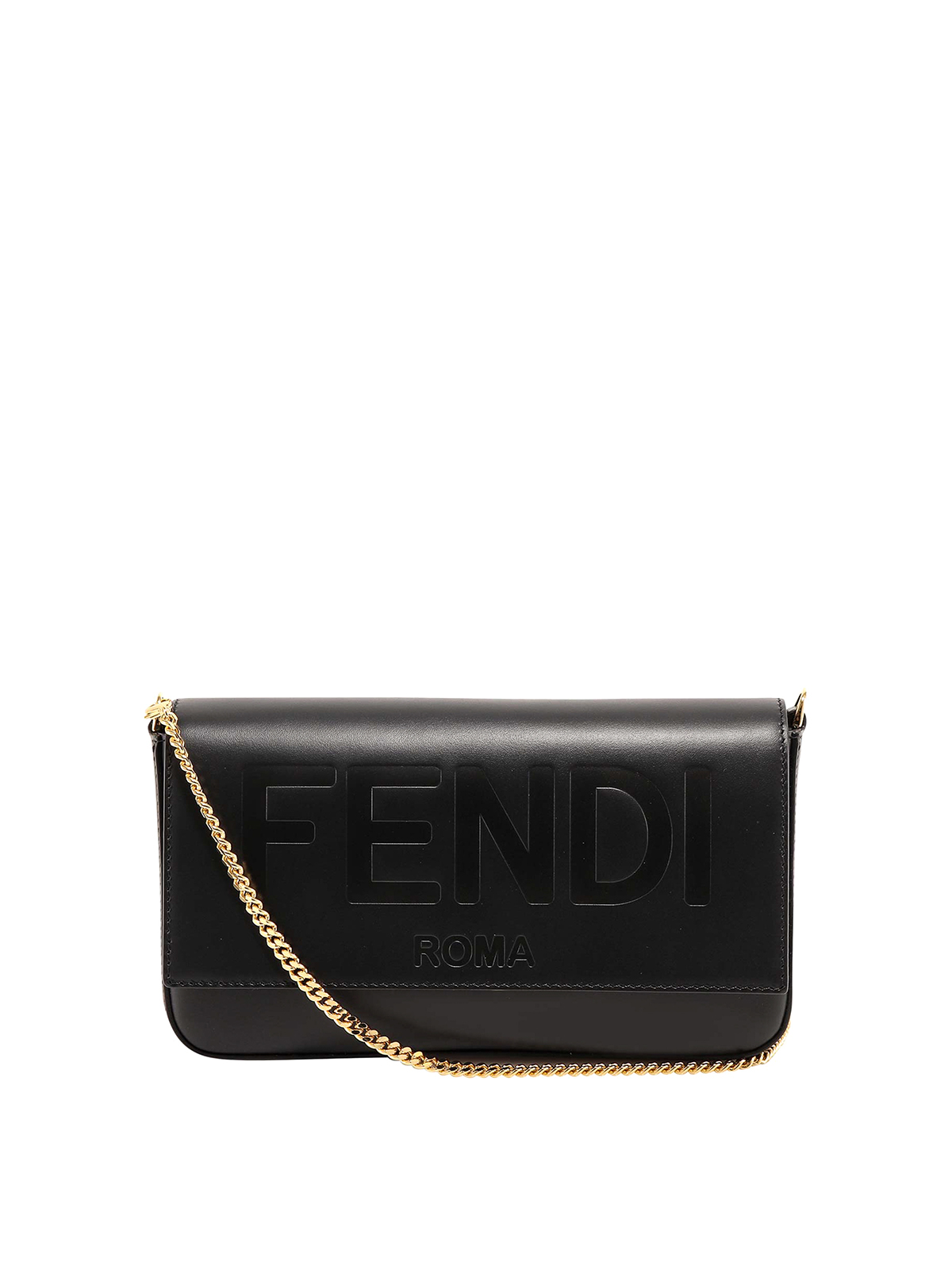 fendi logo chain crossbody bag