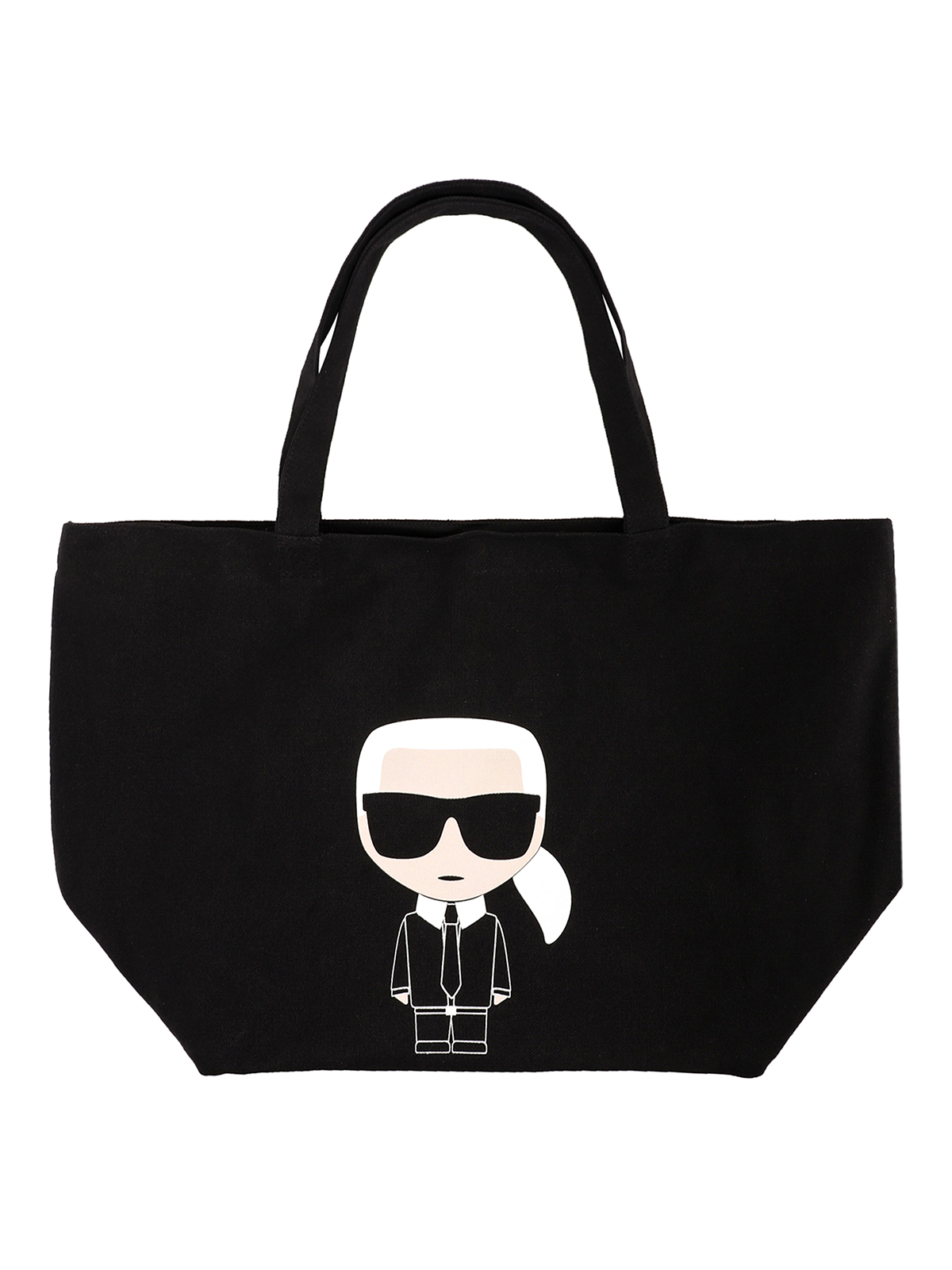 Totes bags Karl Lagerfeld - Ikonik Karl canvas shopping bag - 205W3094999