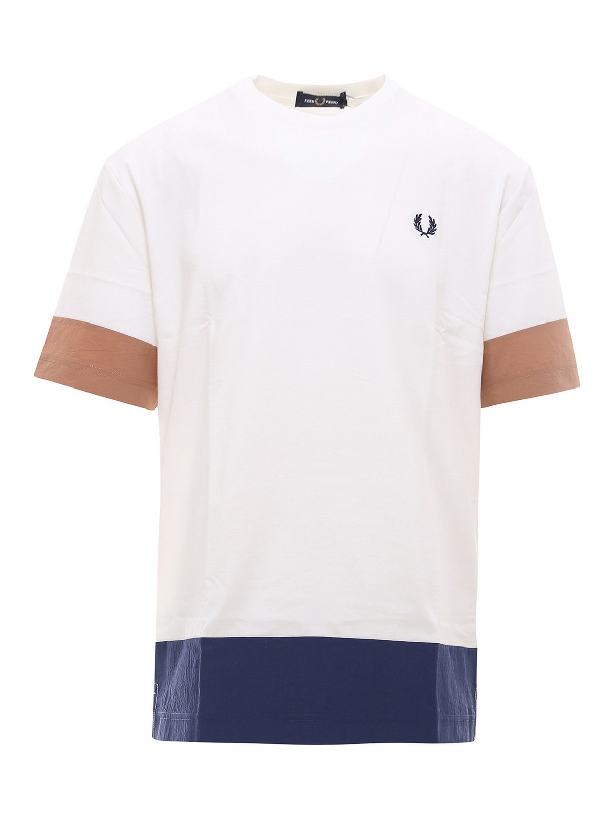 FRED PERRY COLOUR BLOCK T-SHIRT