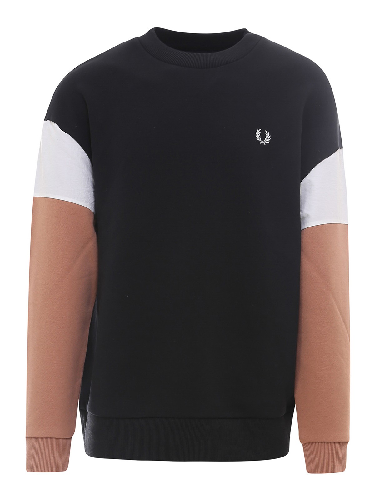 FRED PERRY COLOUR BLOCK SWEATSHIRT