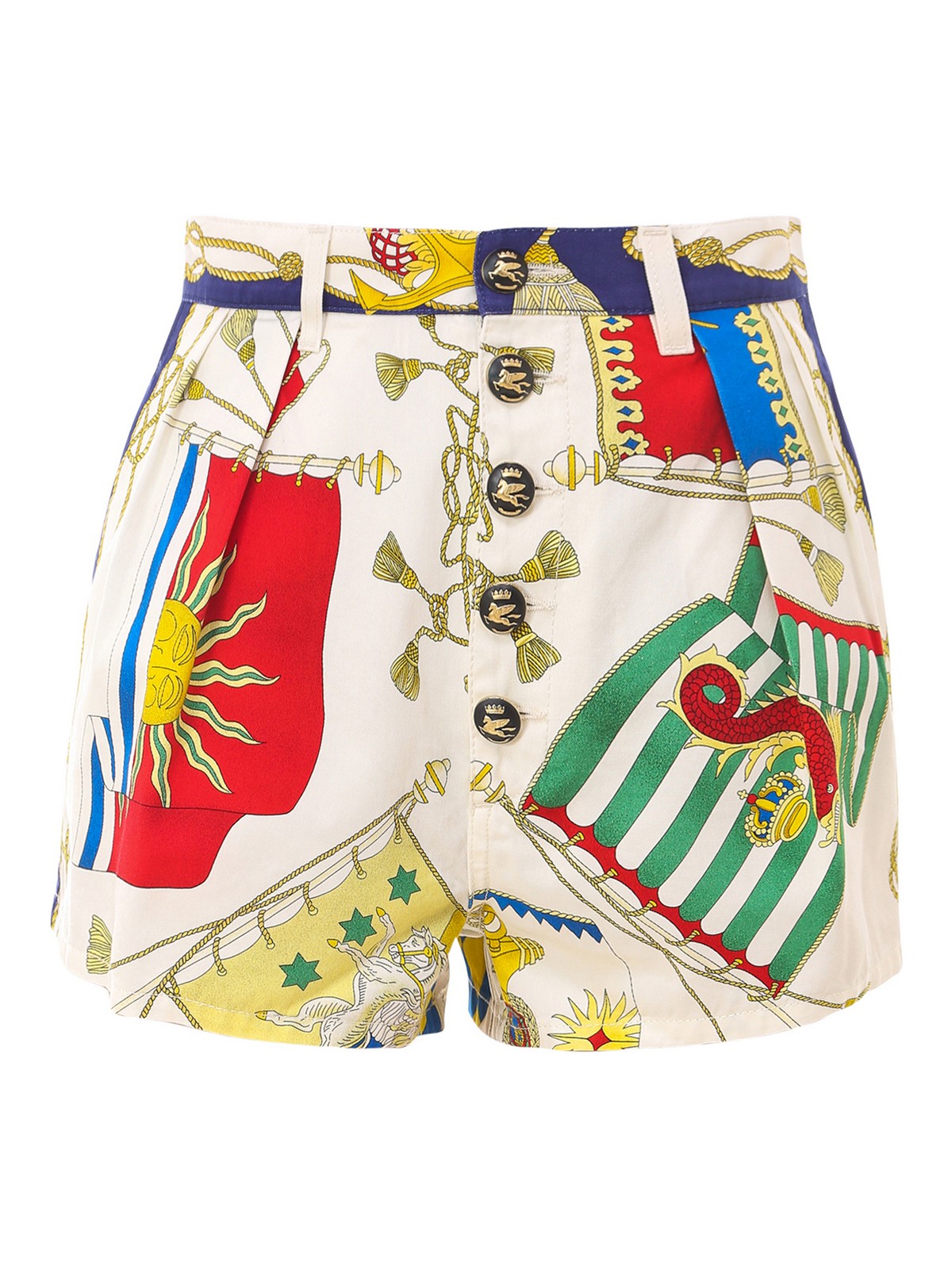 Trousers Shorts Etro - Nautical print 