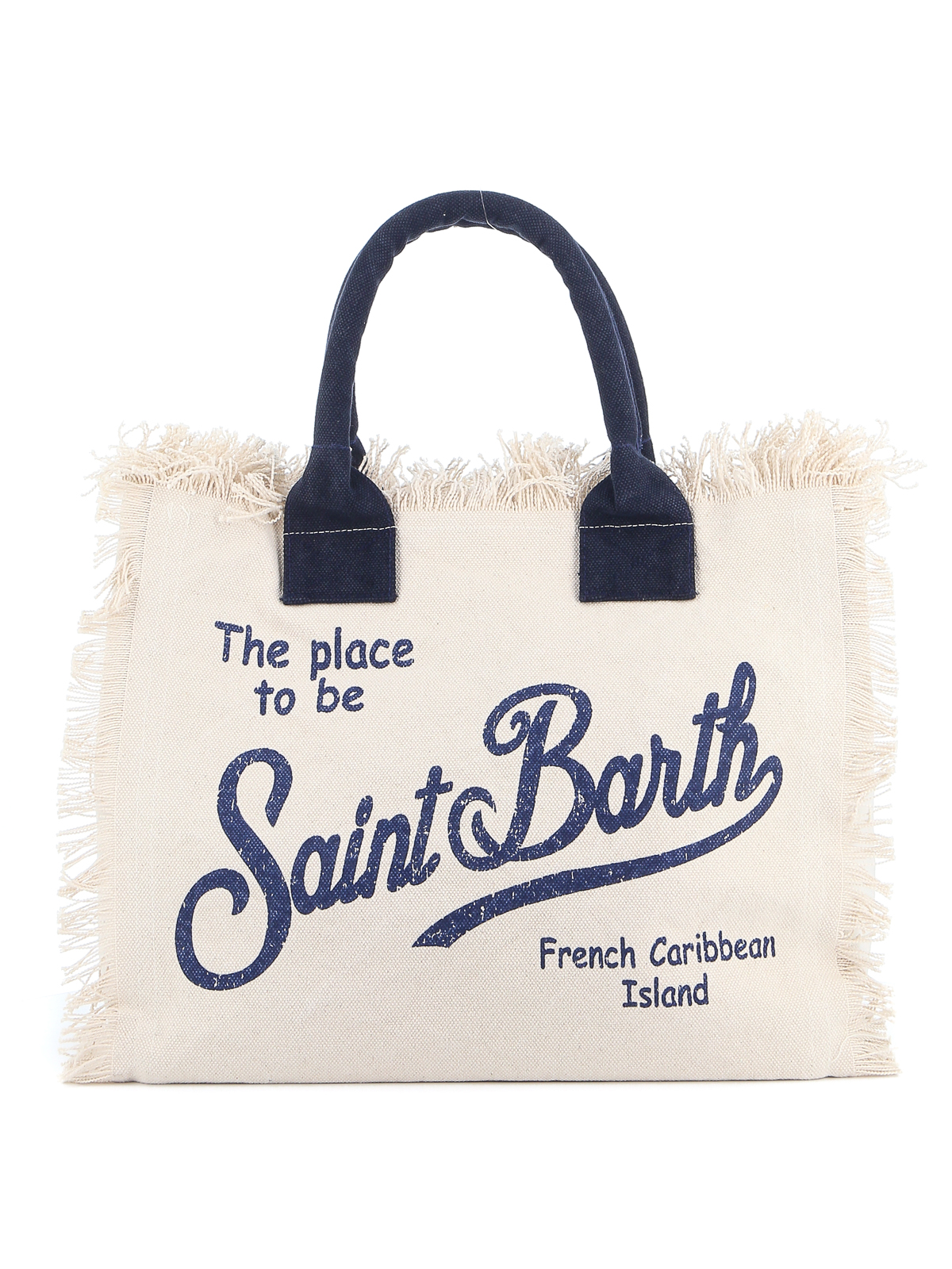 Mc2 Saint Barth Vanity Natural Canvas Beach Bag In Beige | ModeSens