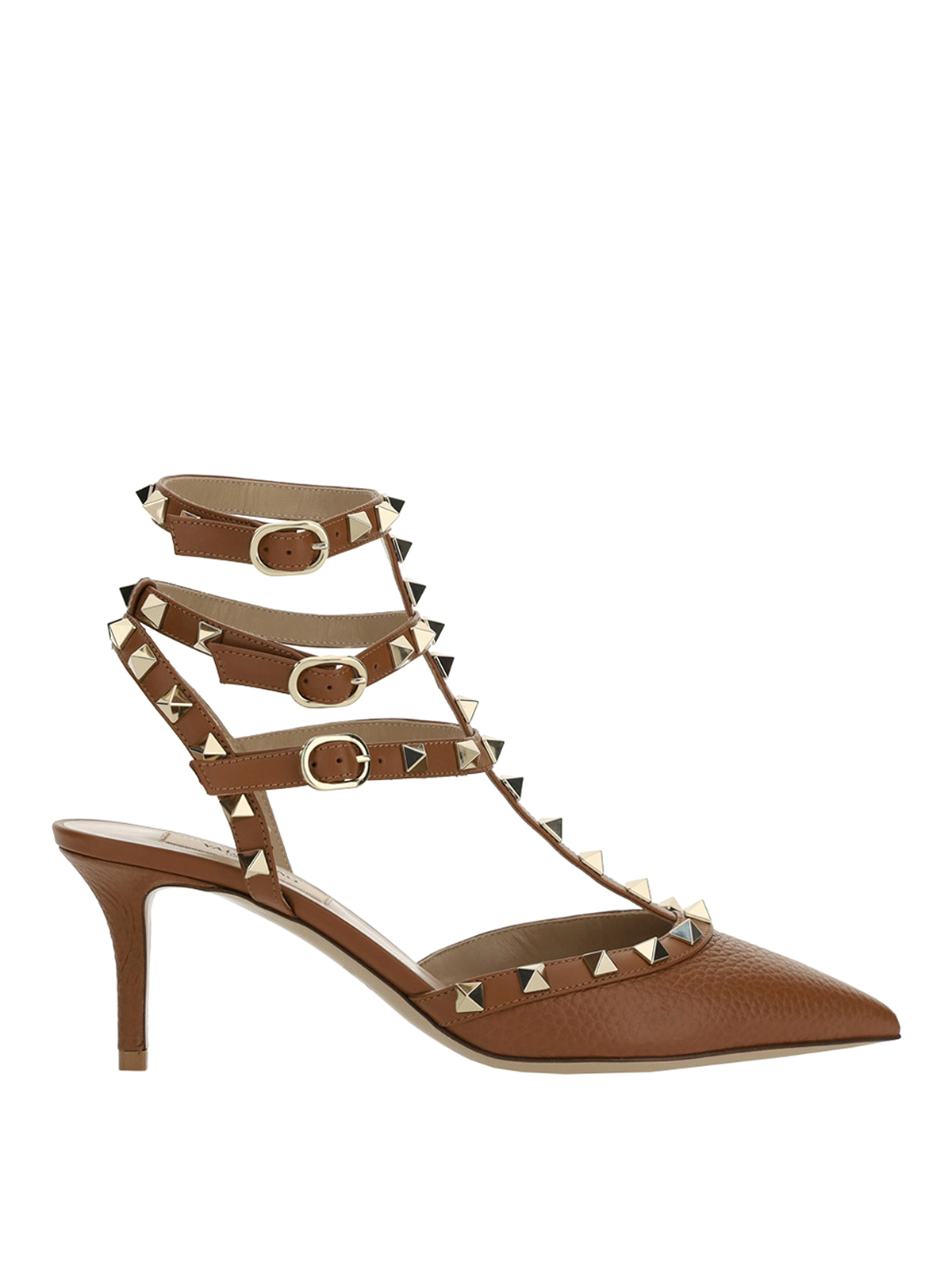 valentino rockstud brown