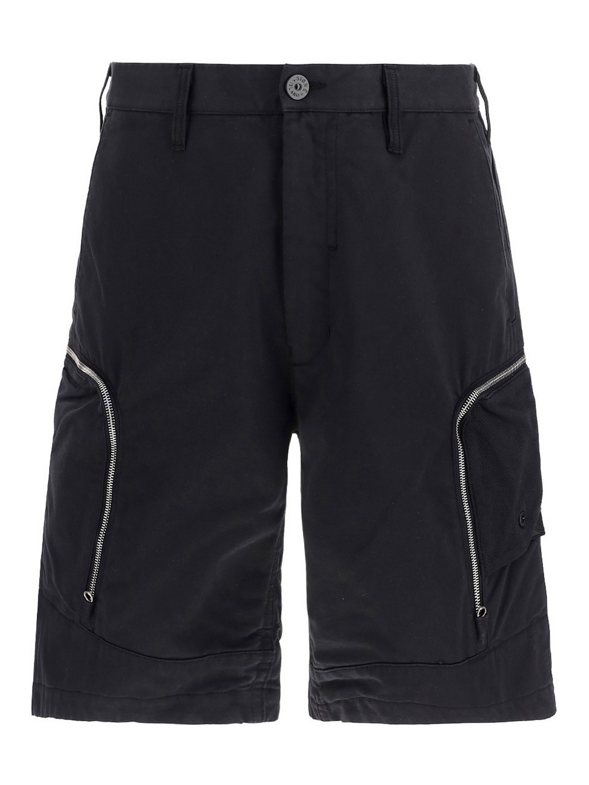 Stone Island L0208 Shorts In Black