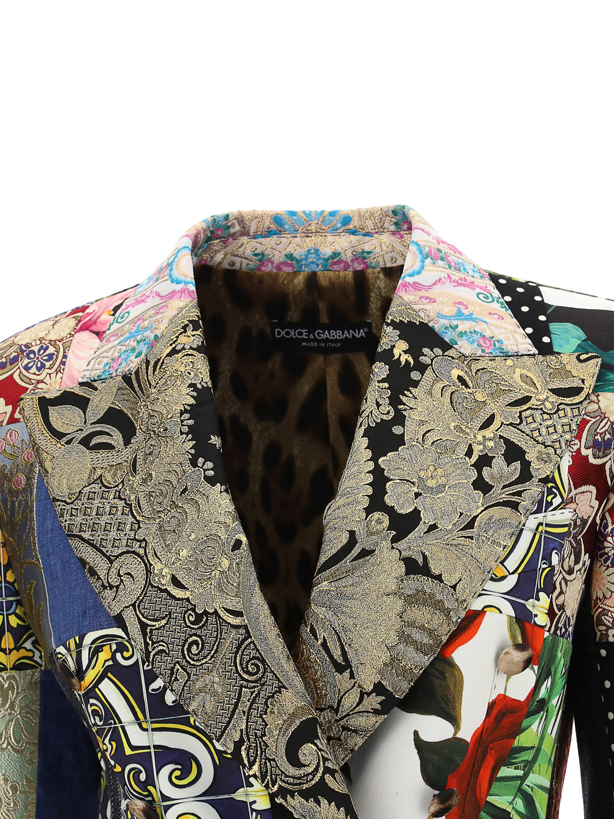 Blazers Dolce & Gabbana - Sicilian Patchwork blazer - F29JFTGDX77S9000