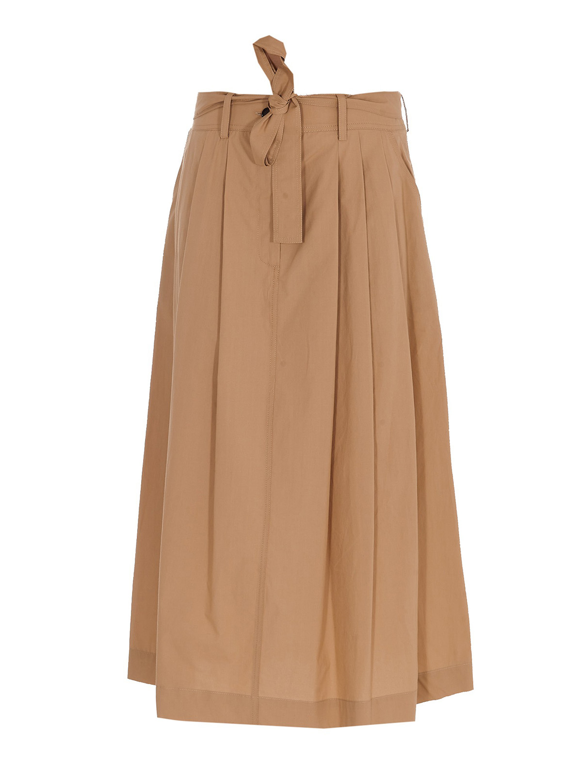 JUCCA PLEATED COTTON SKIRT