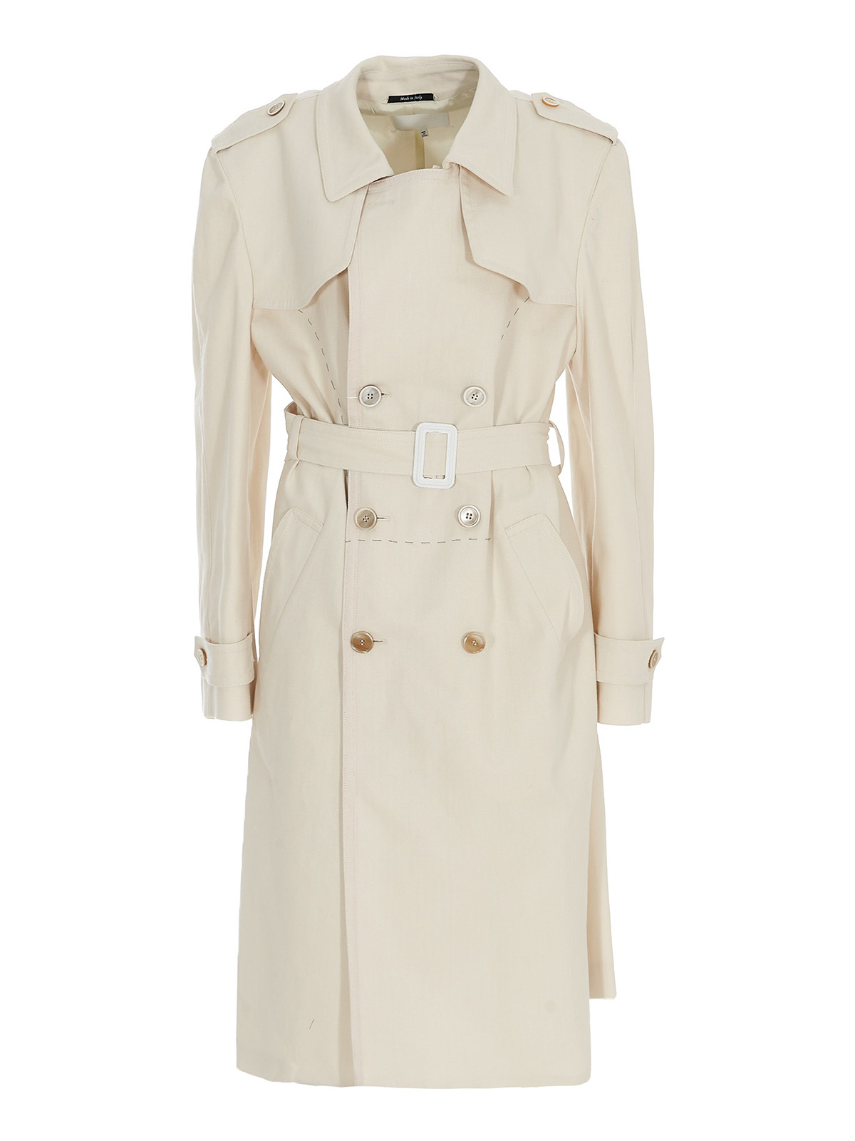 Maison Margiela - Double-breasted trench - trench coats ...