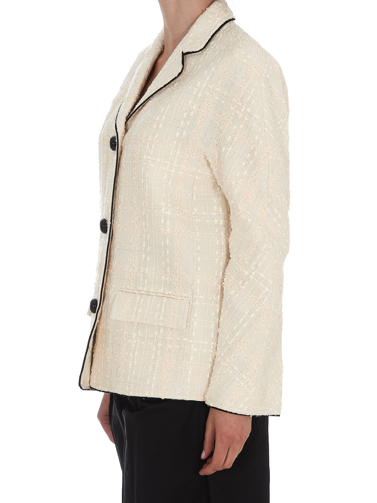 Blazers Tory Burch - Tweed blazer - 81271104 | Shop online at iKRIX