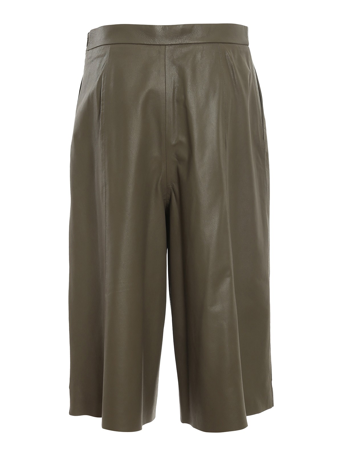 Leather trousers Weekend Max Mara - Cognac trousers - 54010117600001