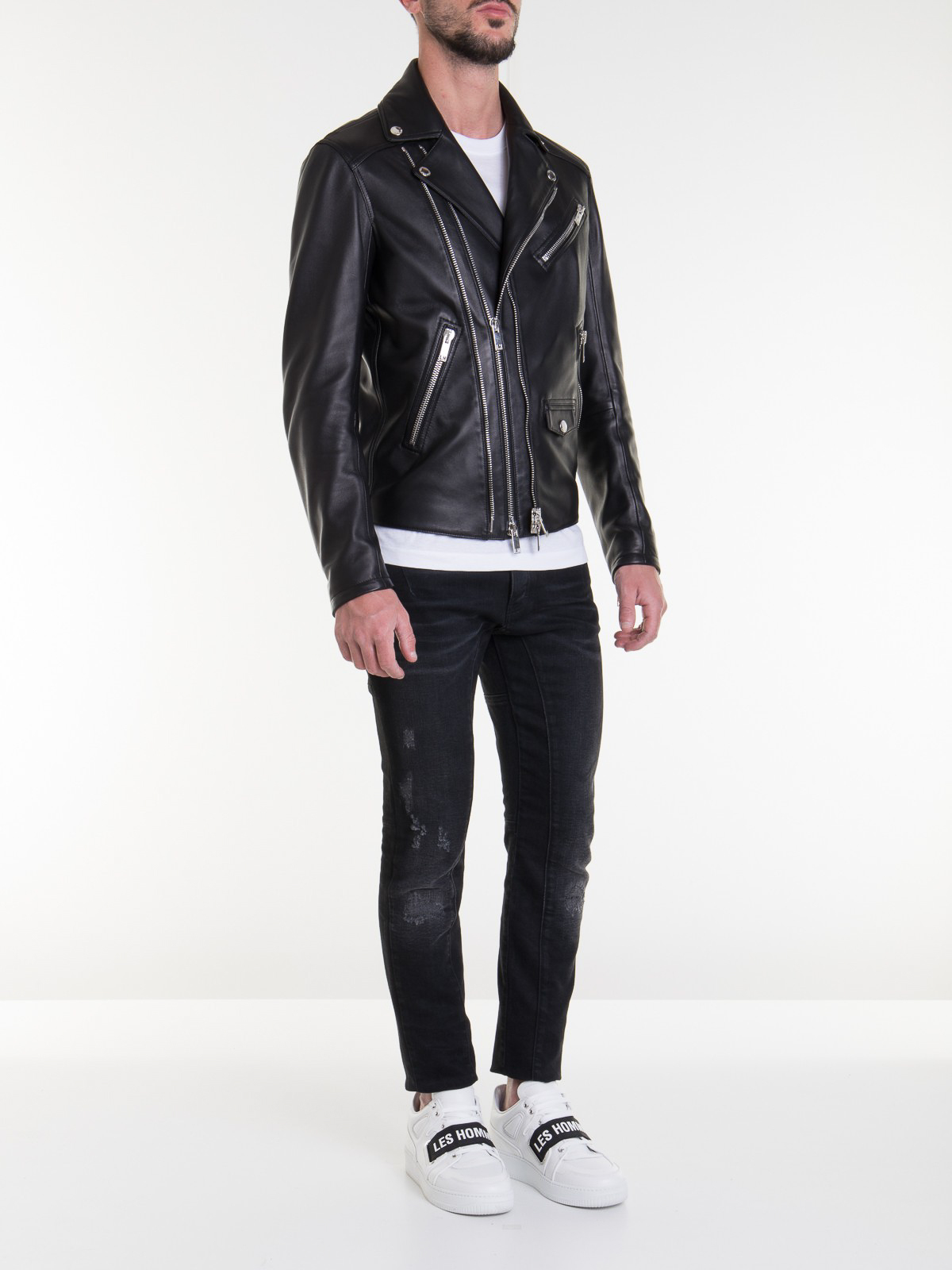 black leather jacket online