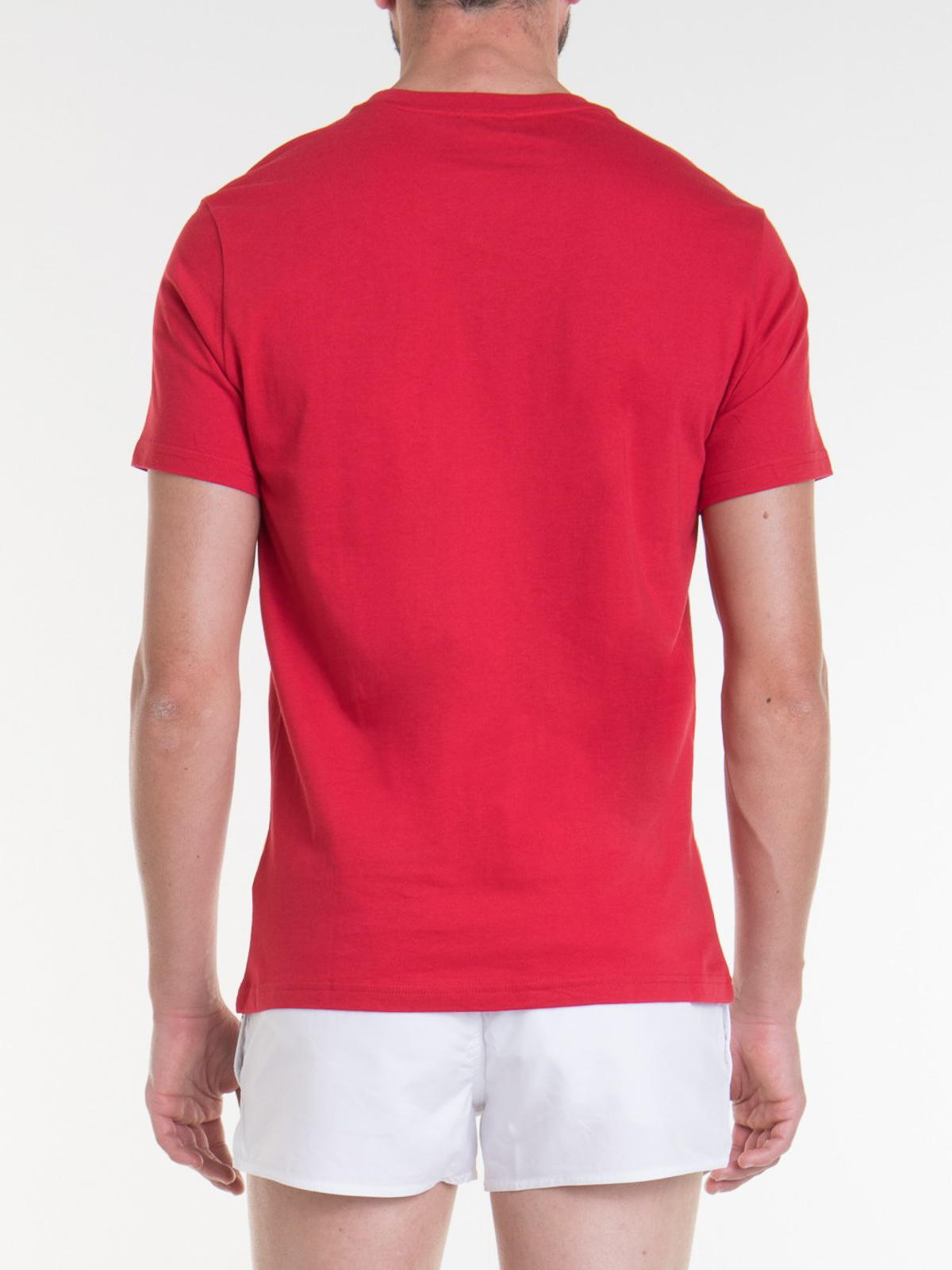 T-shirts Emporio Armani - Red cotton T-shirt - 2118311P46906574