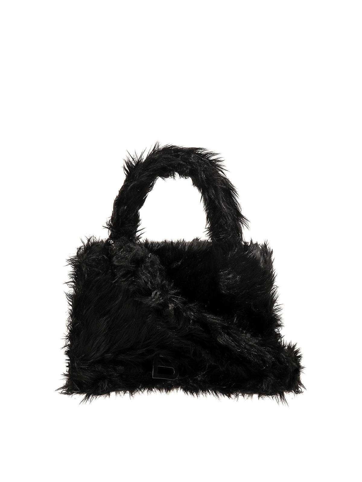 balenciaga fur bag