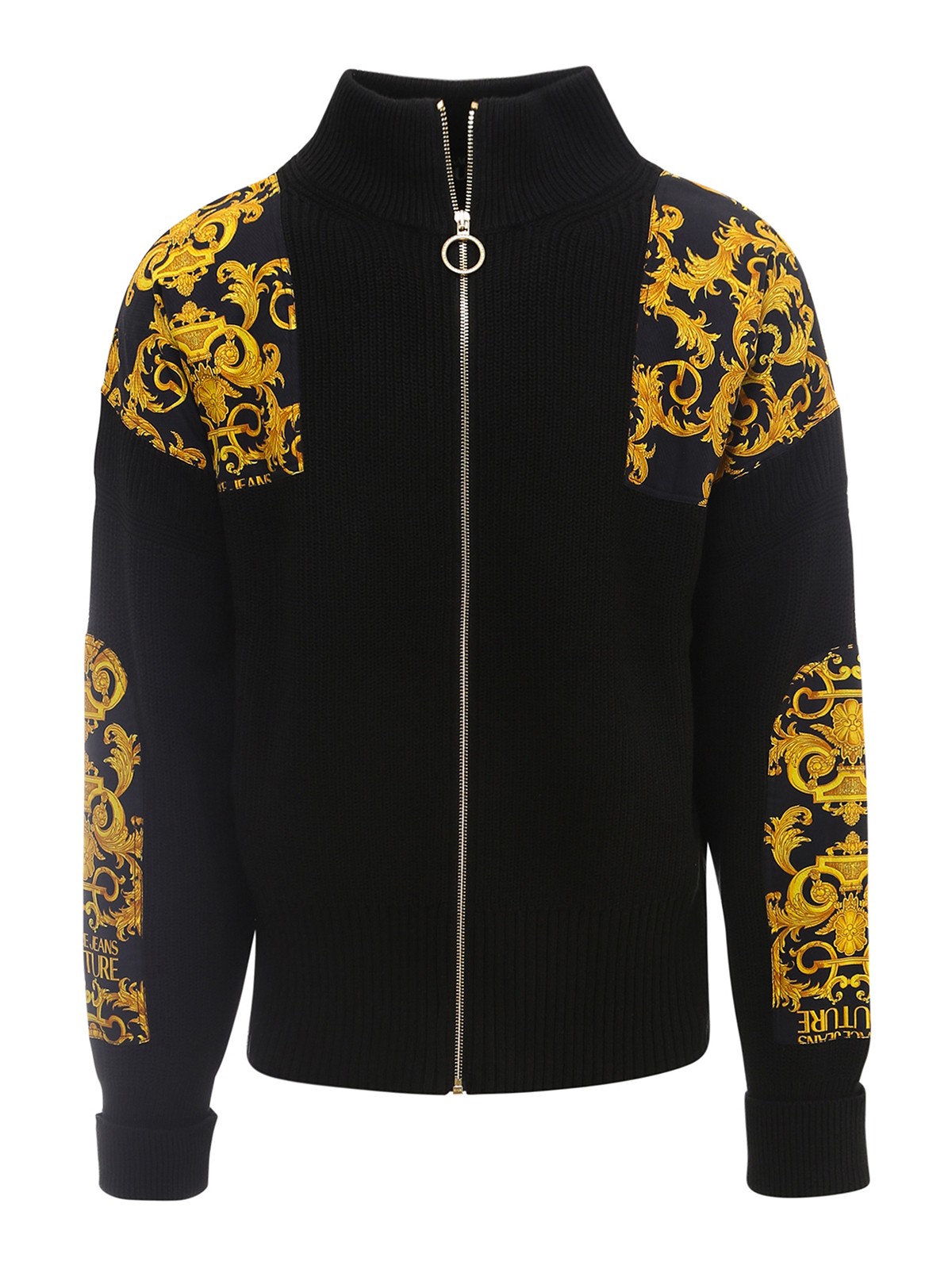 Cardigans Versace Jeans Baroque motif cardigan B5GWA80550651L03