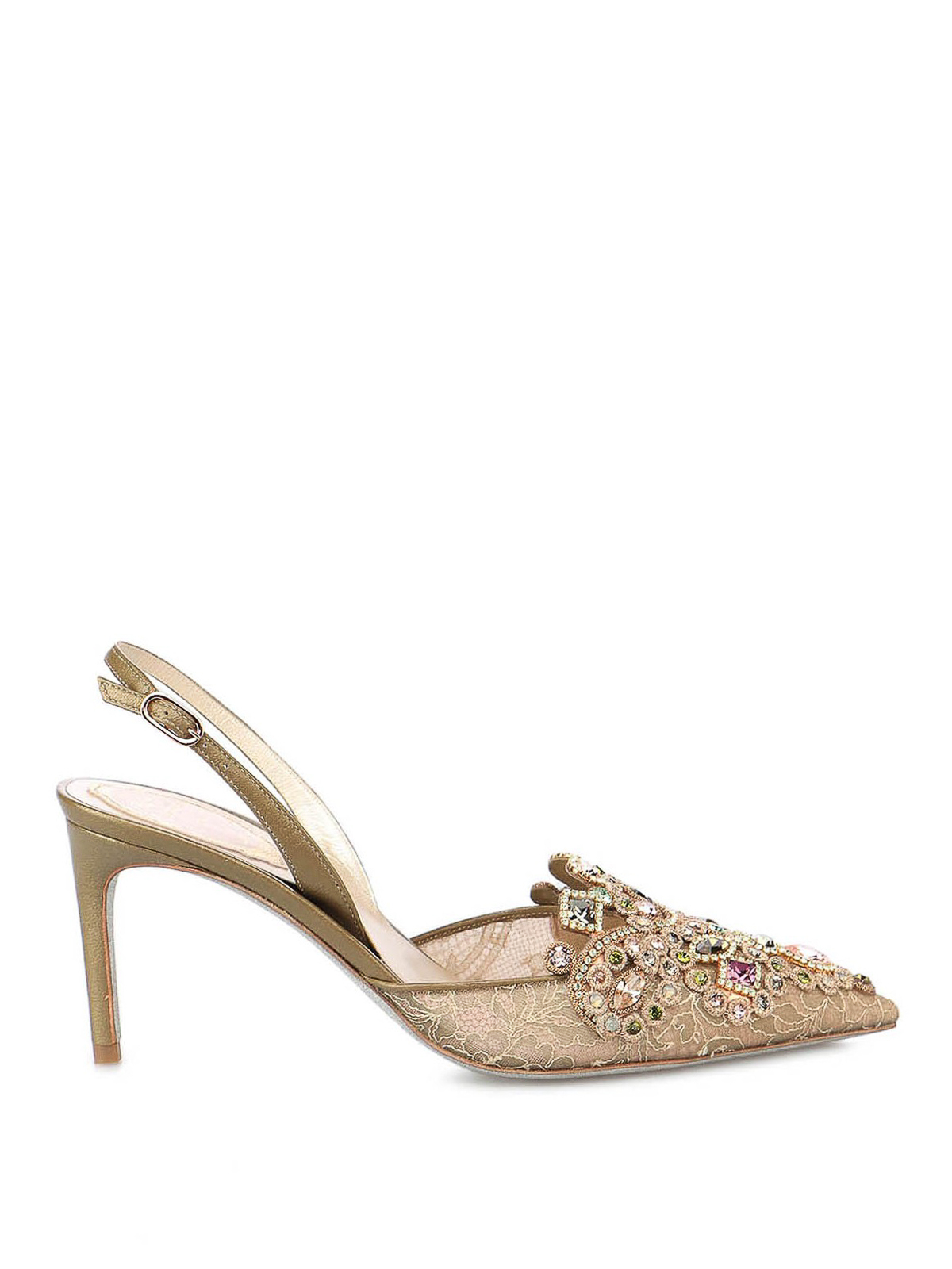 embellished slingbacks