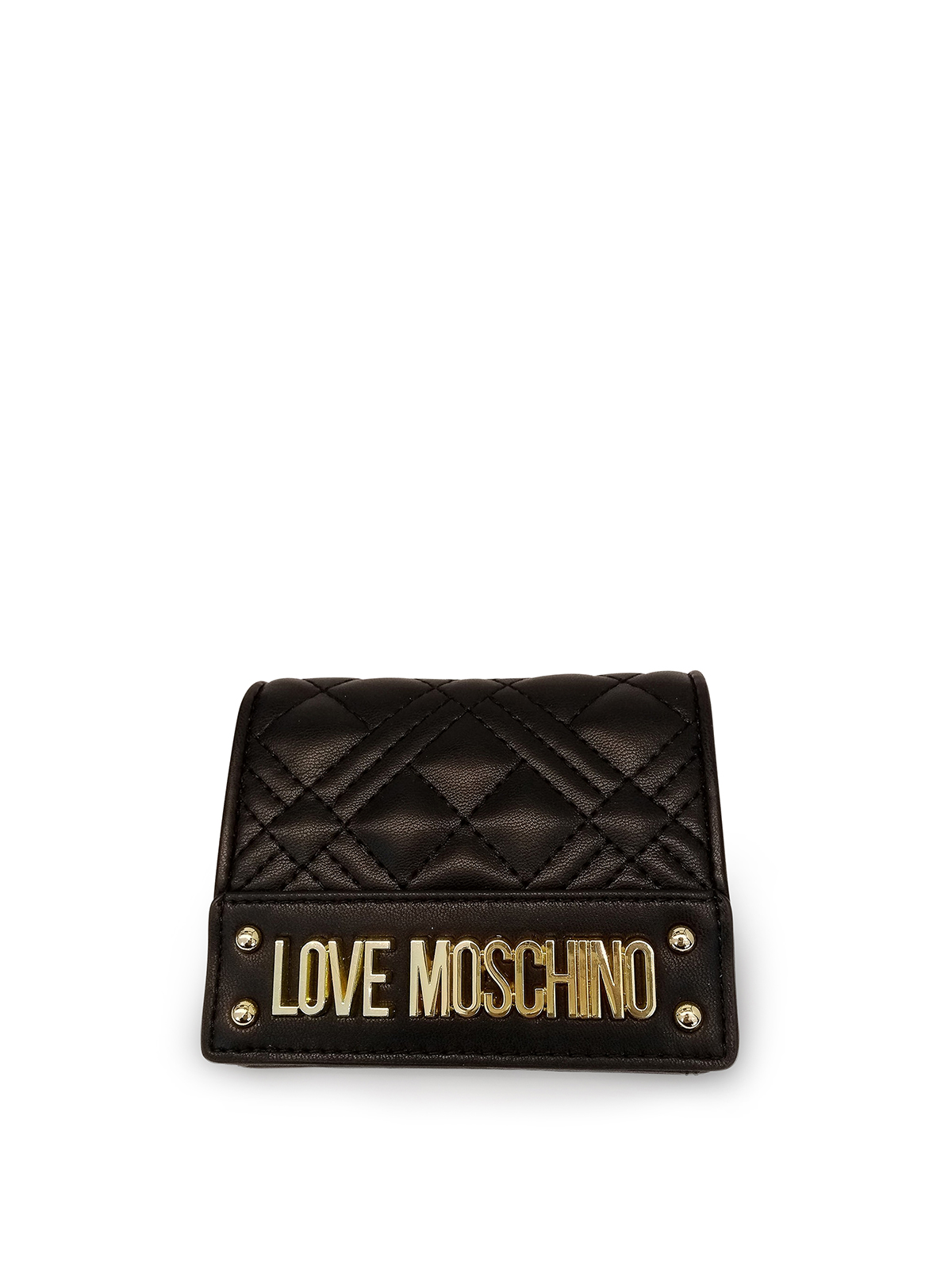 Love Moschino - Quilted faux leather wallet - wallets & purses ...