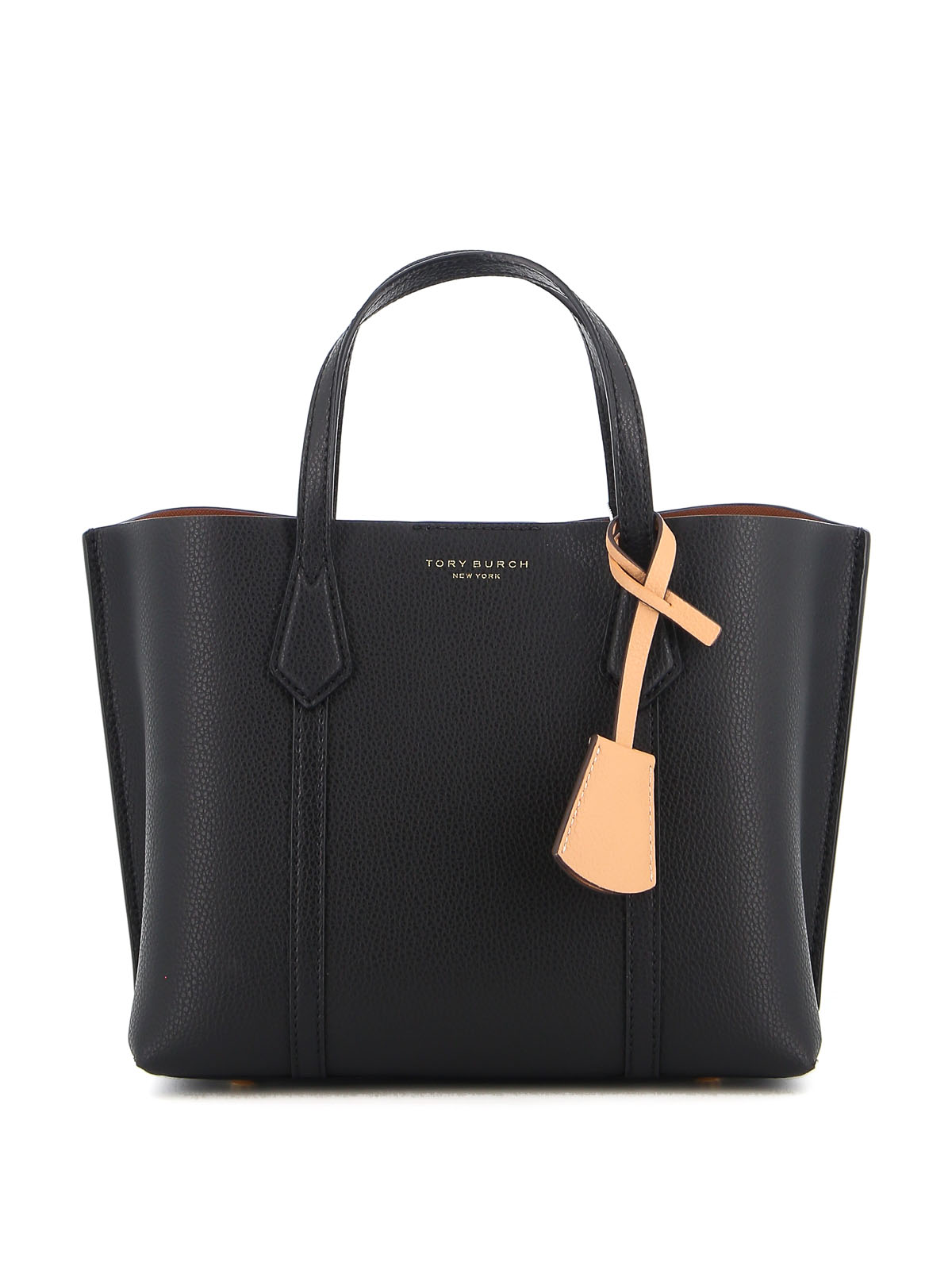 perry small leather tote