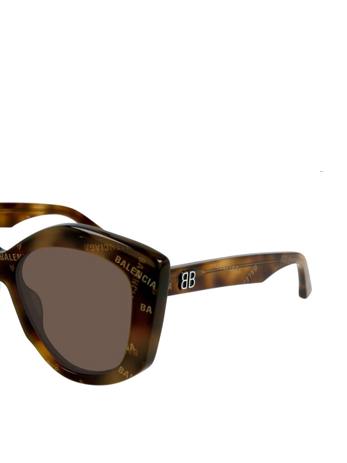 Sunglasses Balenciaga Brown acetate sunglasses BB0126S002