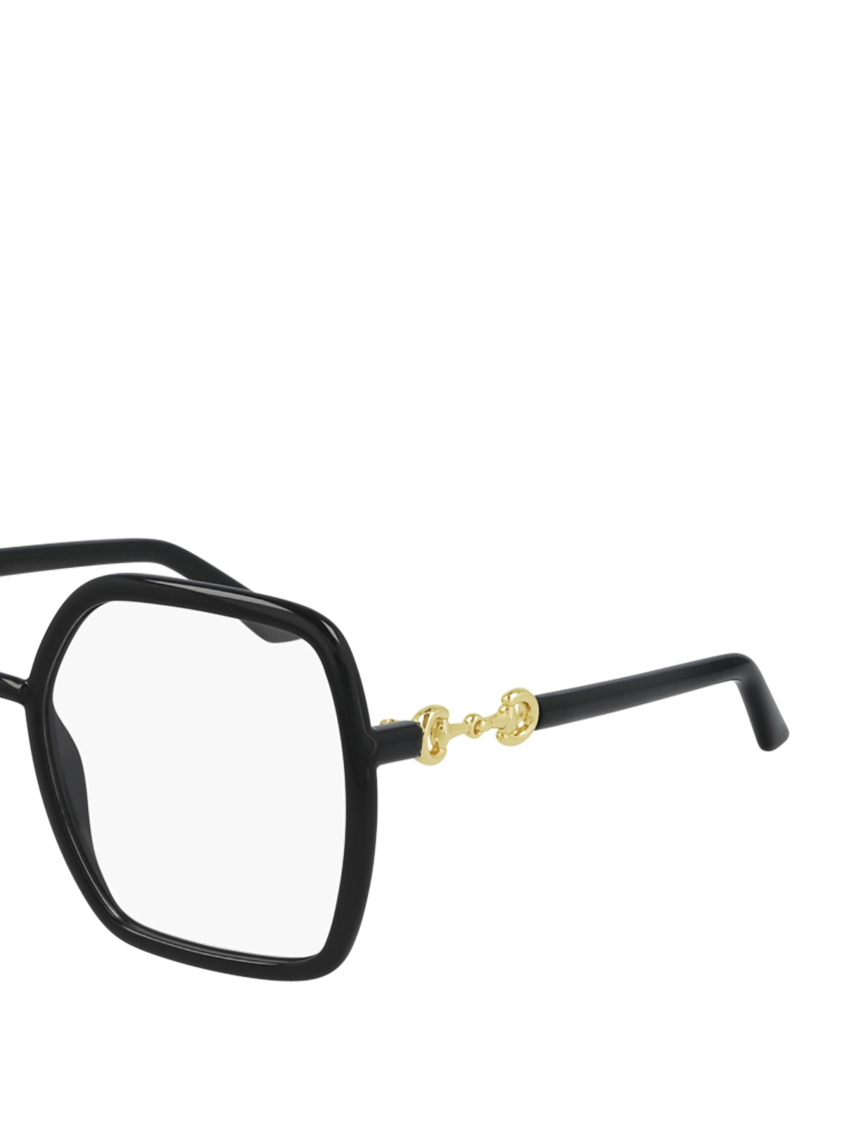 Glasses Gucci - Horsebit detail squared sunglasses - GG0890O001