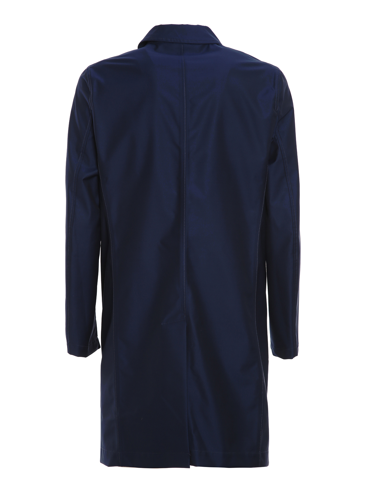 Trench coats Luigi Bianchi Mantova - Shining effect overcoat - 9174945121