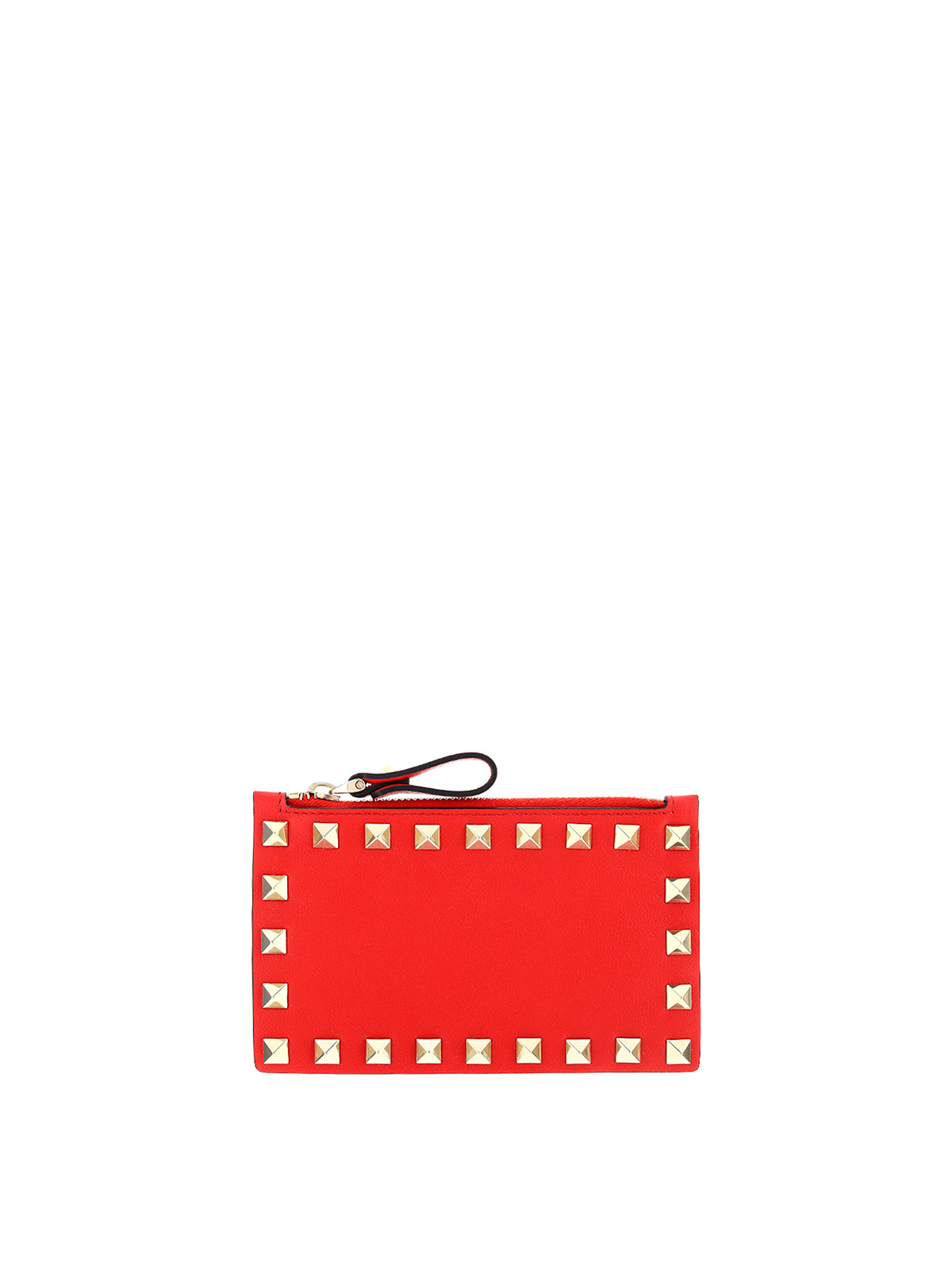 valentino card holder red