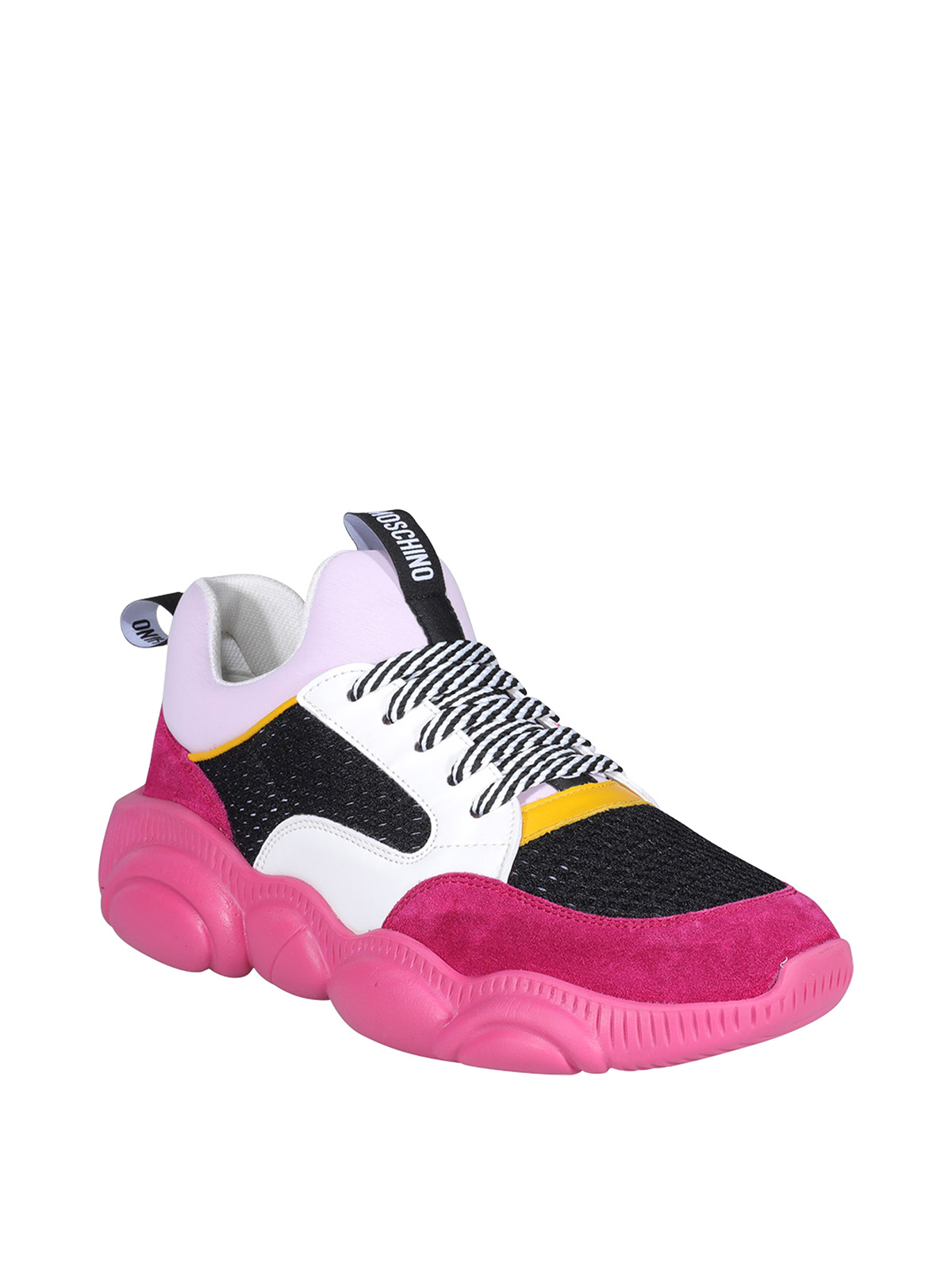 moschino mesh trainers