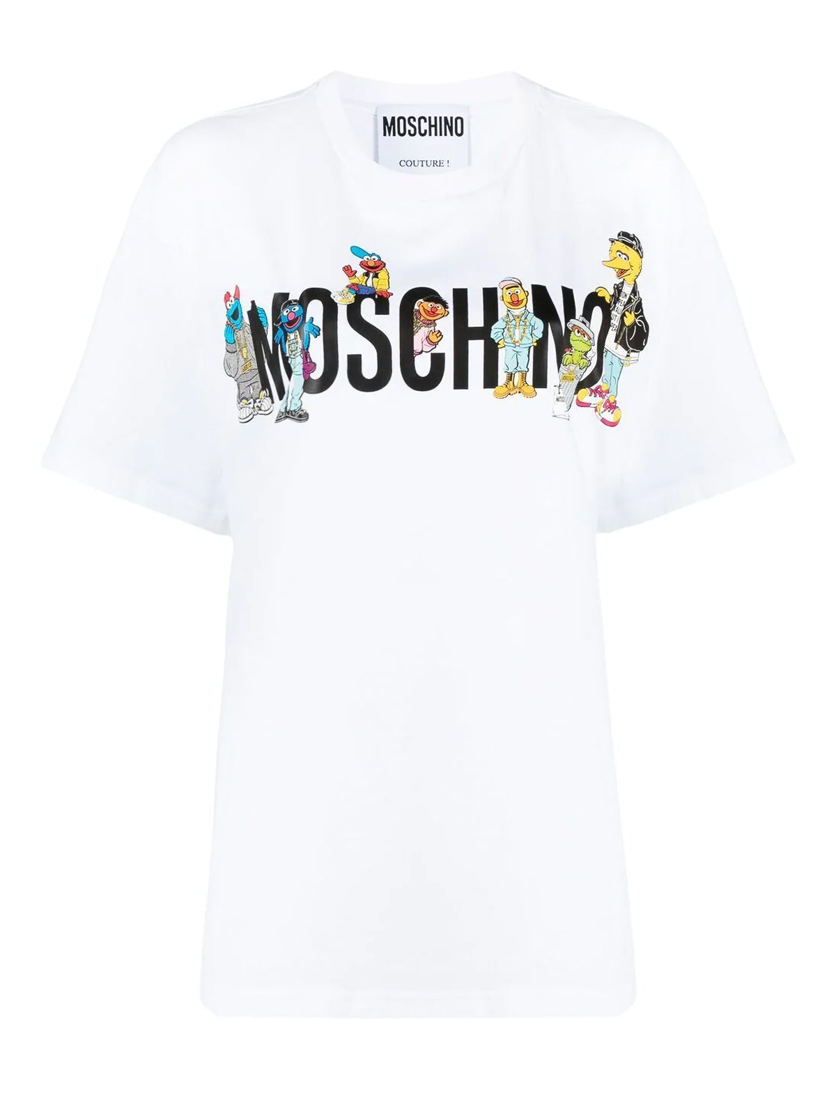 Oxideren Verstrikking conservatief T-shirts Moschino - Logo printed T-shirt - 077860401001 | iKRIX.com