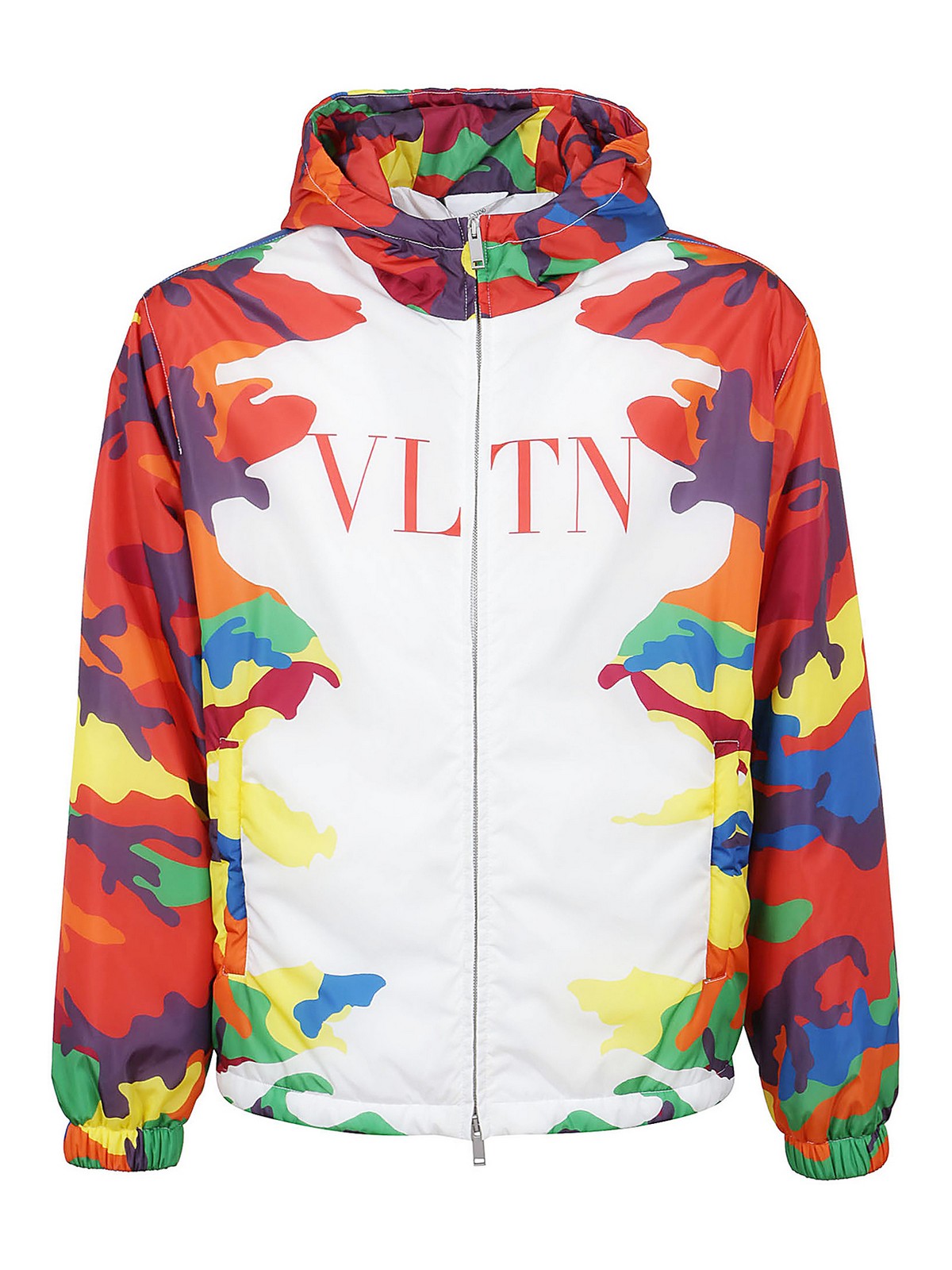 Padded jackets Valentino - Multicolour padded windbreaker - WV3CI3697JBC40