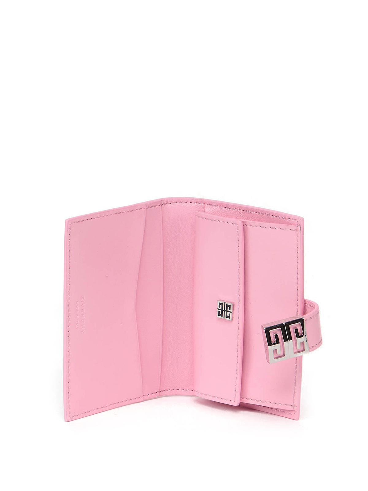Wallets & purses Givenchy - 4G pink leather card holder 
