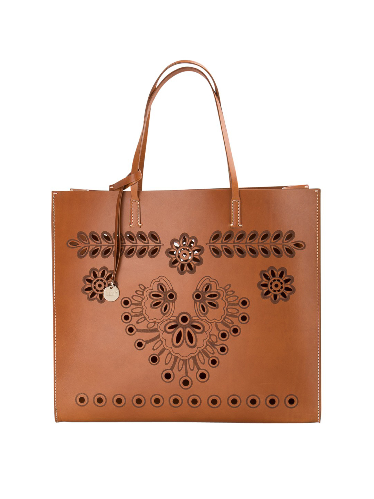 valentino leather tote bolsa