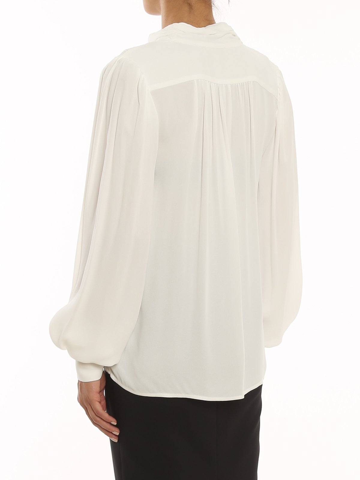 Blouses Elisabetta Franchi - Crêpe blouse - CA30316E2360 | iKRIX.com