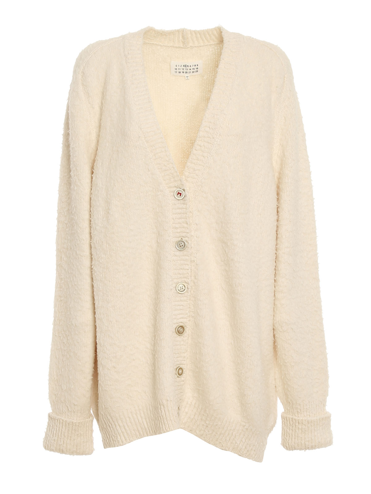 Cardigans Maison Margiela - Pilling effect long cardigan ...