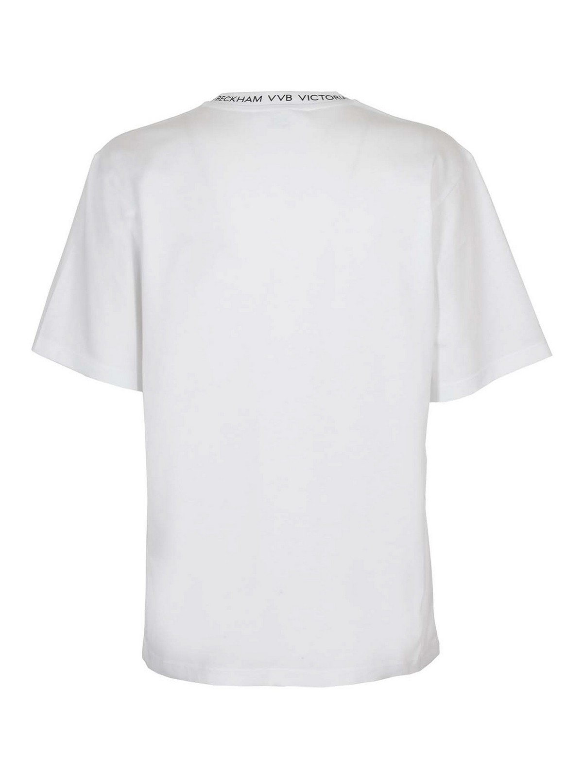 T-shirts Victoria Beckham - Logo T-shirt - 2321JTS002828AWHITE | iKRIX.com