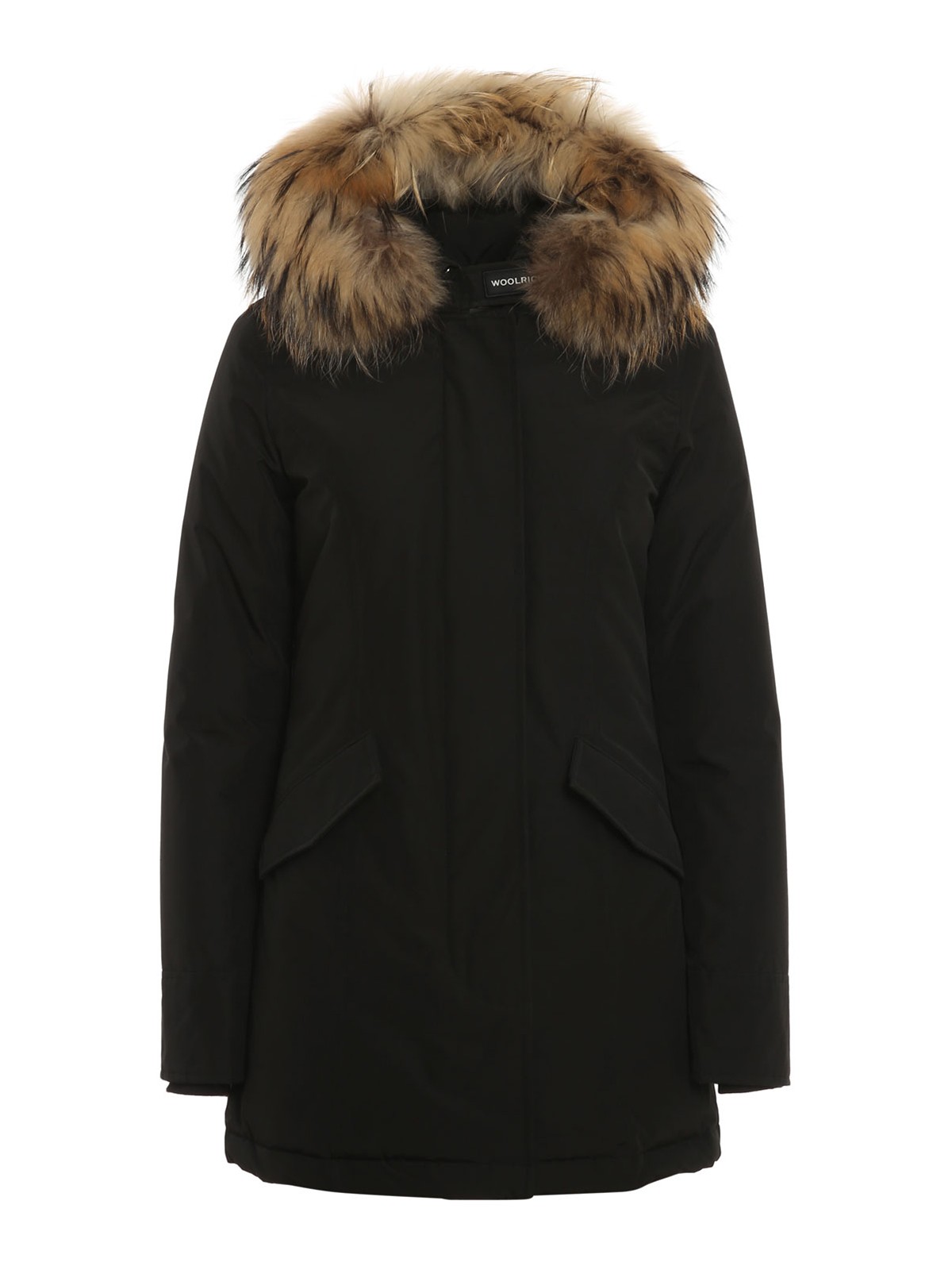 Padded coats Woolrich - Arctic Raccoon padded parka -  CFWWOU0538FRUT0001100BLK