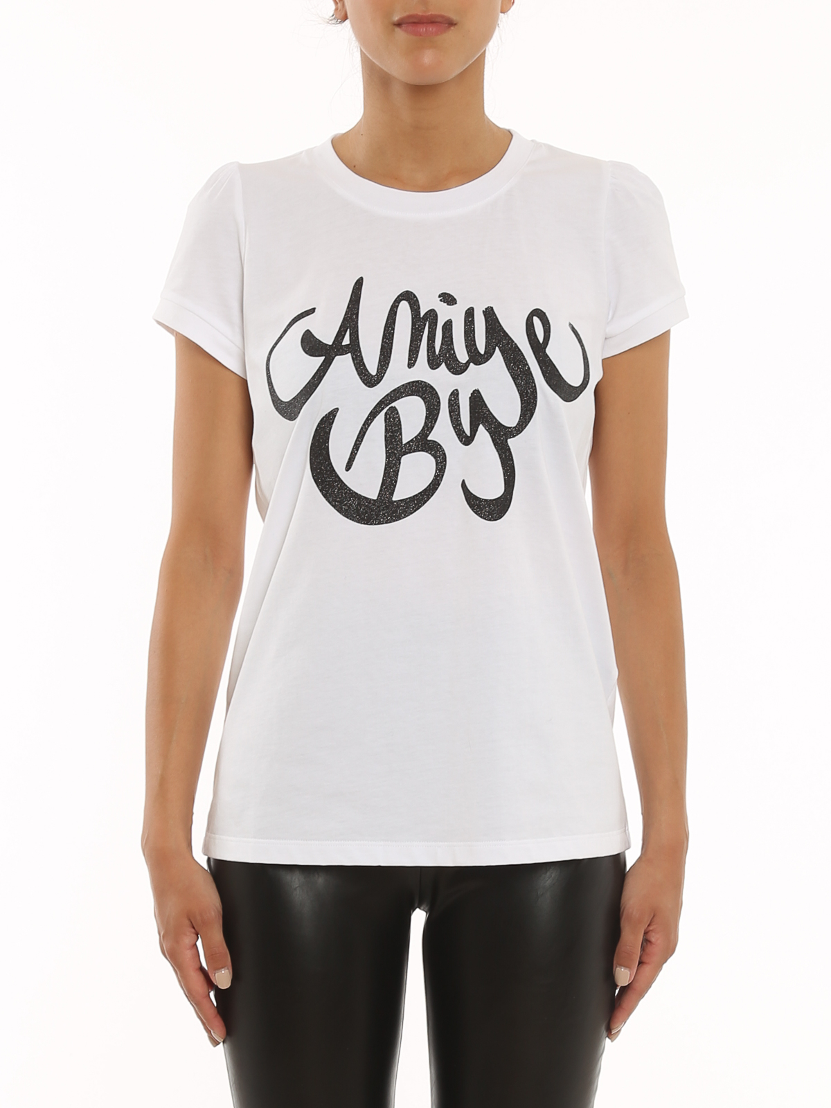T-shirts Aniye By - Glittered logo T-shirt - 18120400336 | iKRIX.com