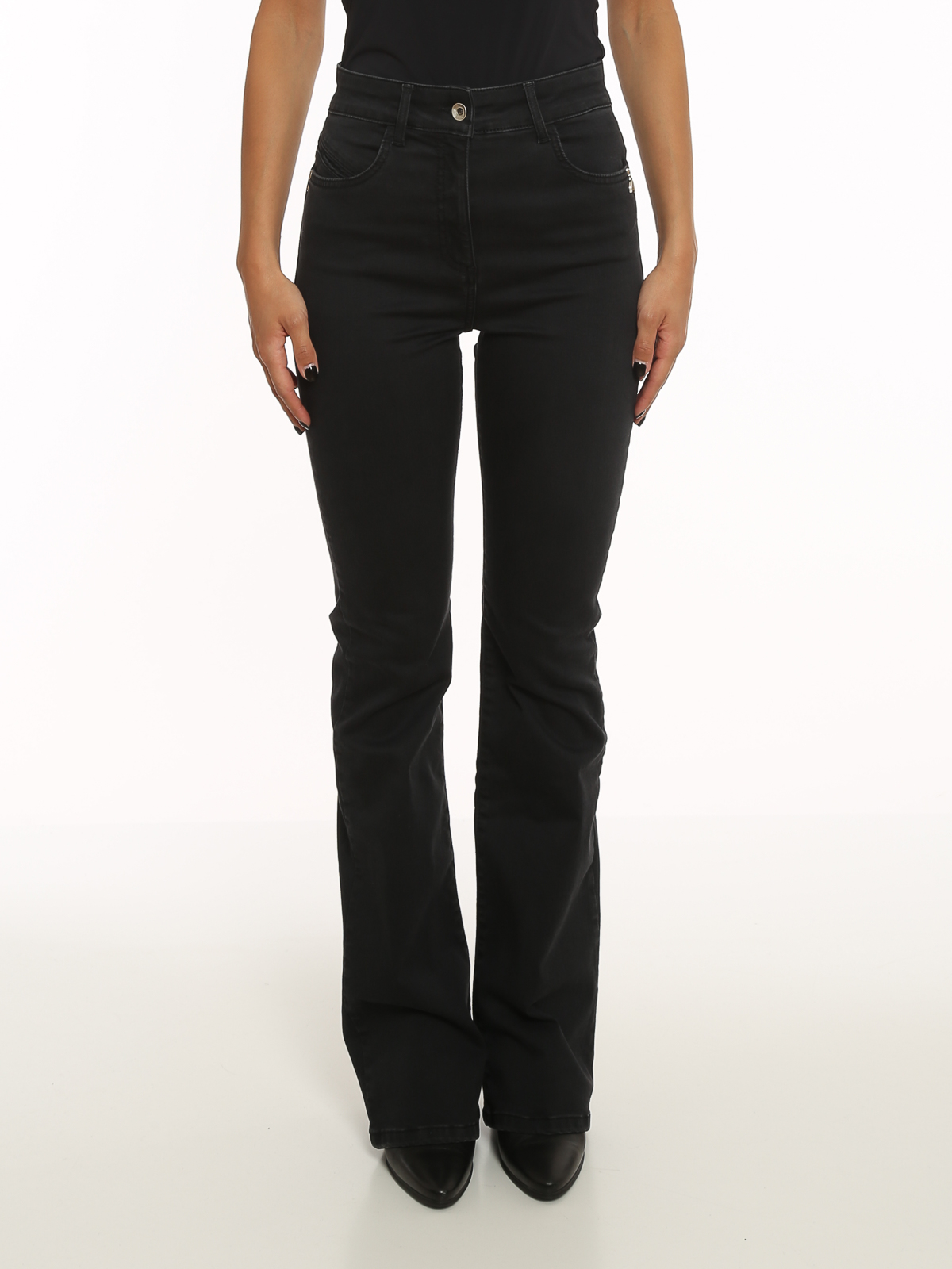 Antarctica Picasso Betsy Trotwood Bootcut jeans Patrizia Pepe - Mid-rise bootcut jeans - CJ0937A1HINK112