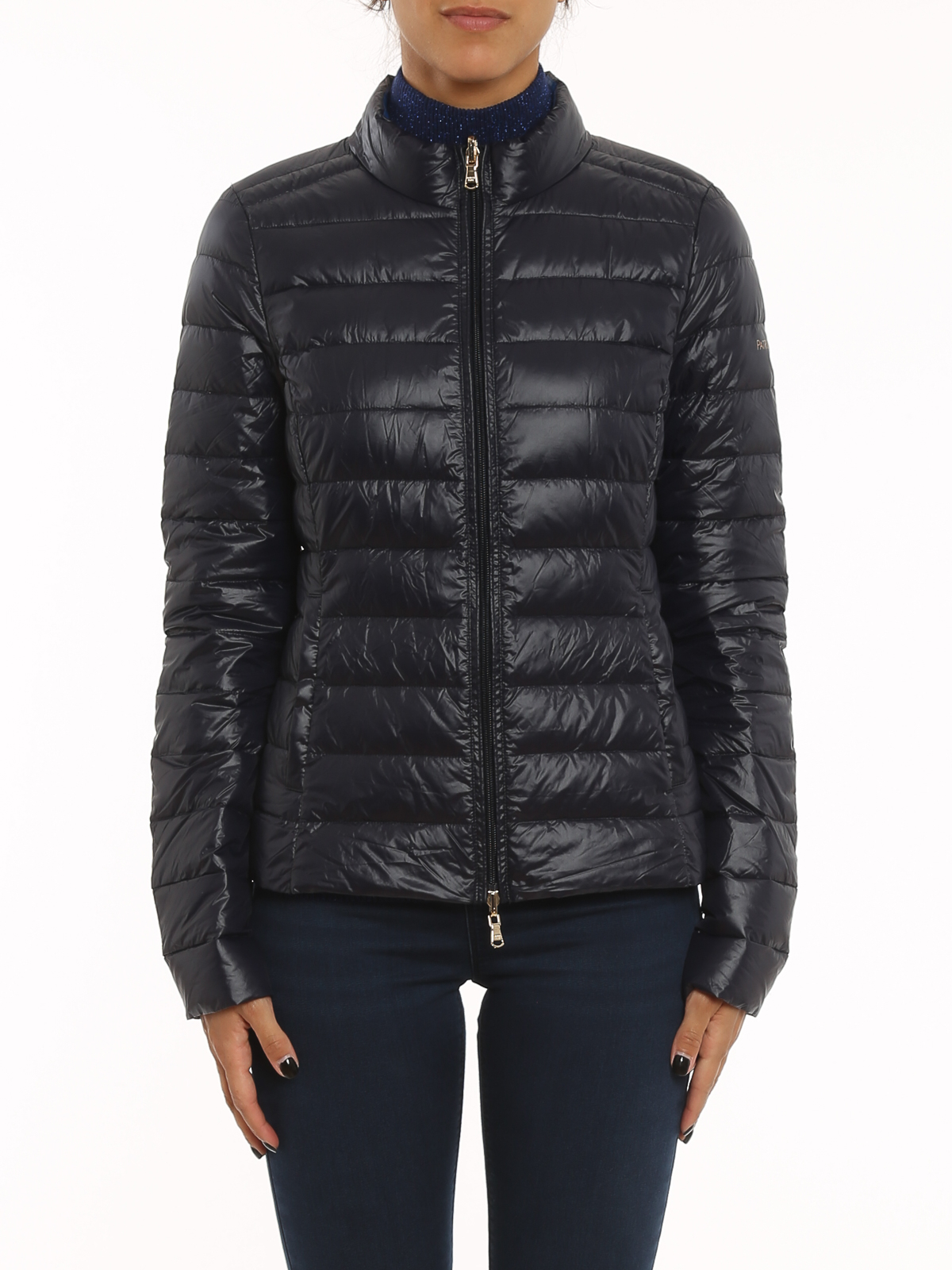 Padded jackets Patrizia Pepe - Reversible quilted puffer jacket ...