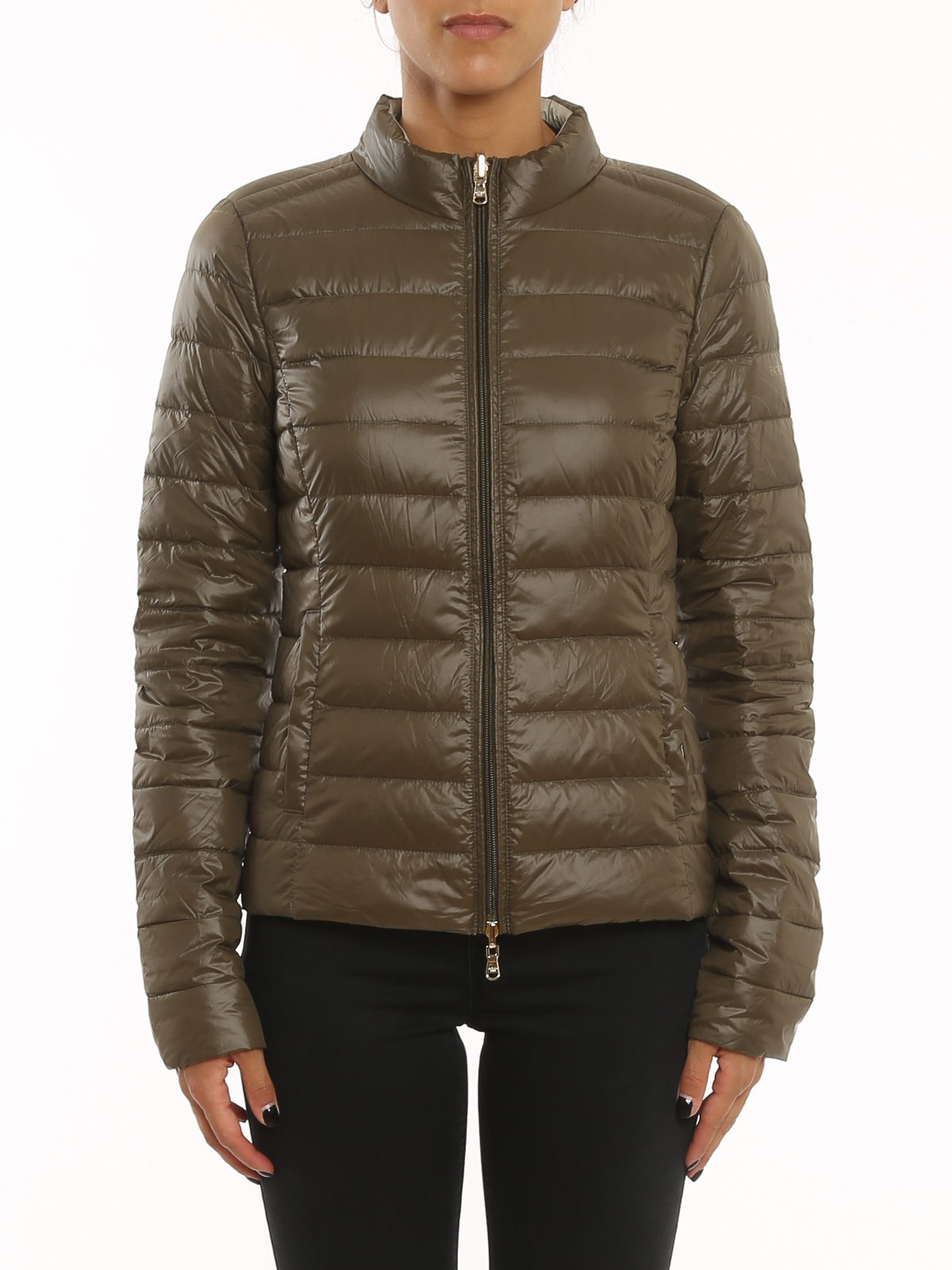Padded jackets Patrizia Pepe - Reversible quilted puffer jacket ...