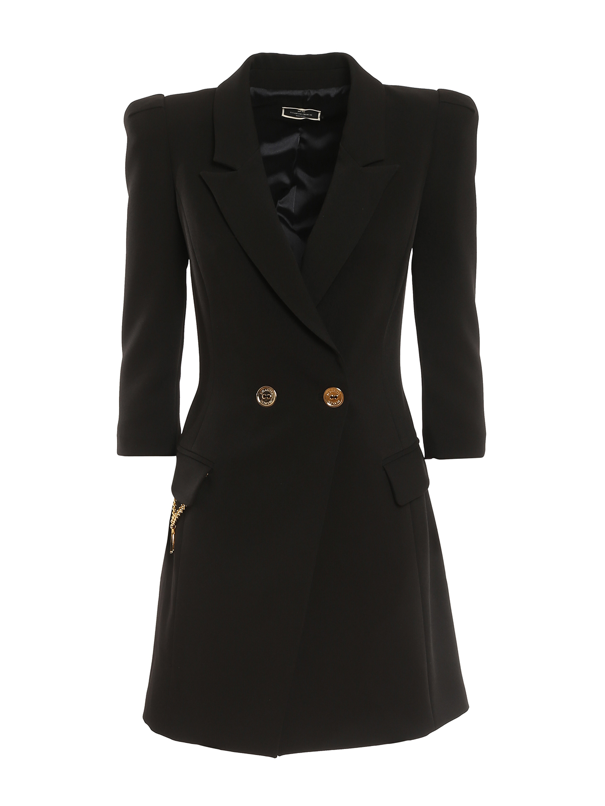 Short dresses Elisabetta Franchi - Crêpe robe manteau - AB07716E2110