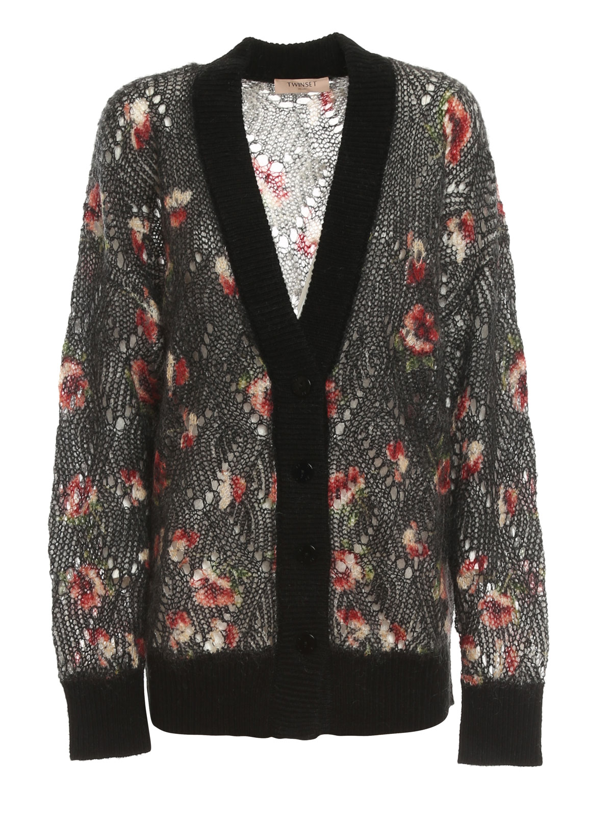 floral print cardigan sweaters
