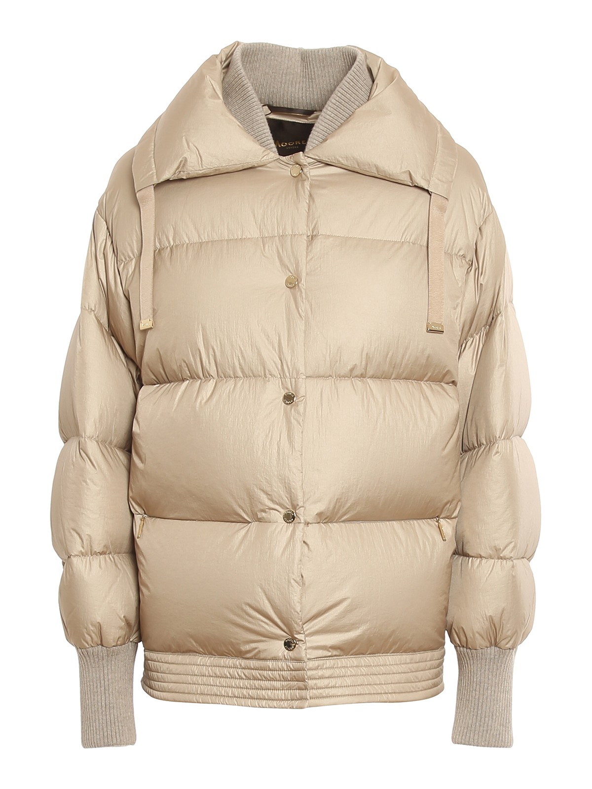 tan puffy jacket