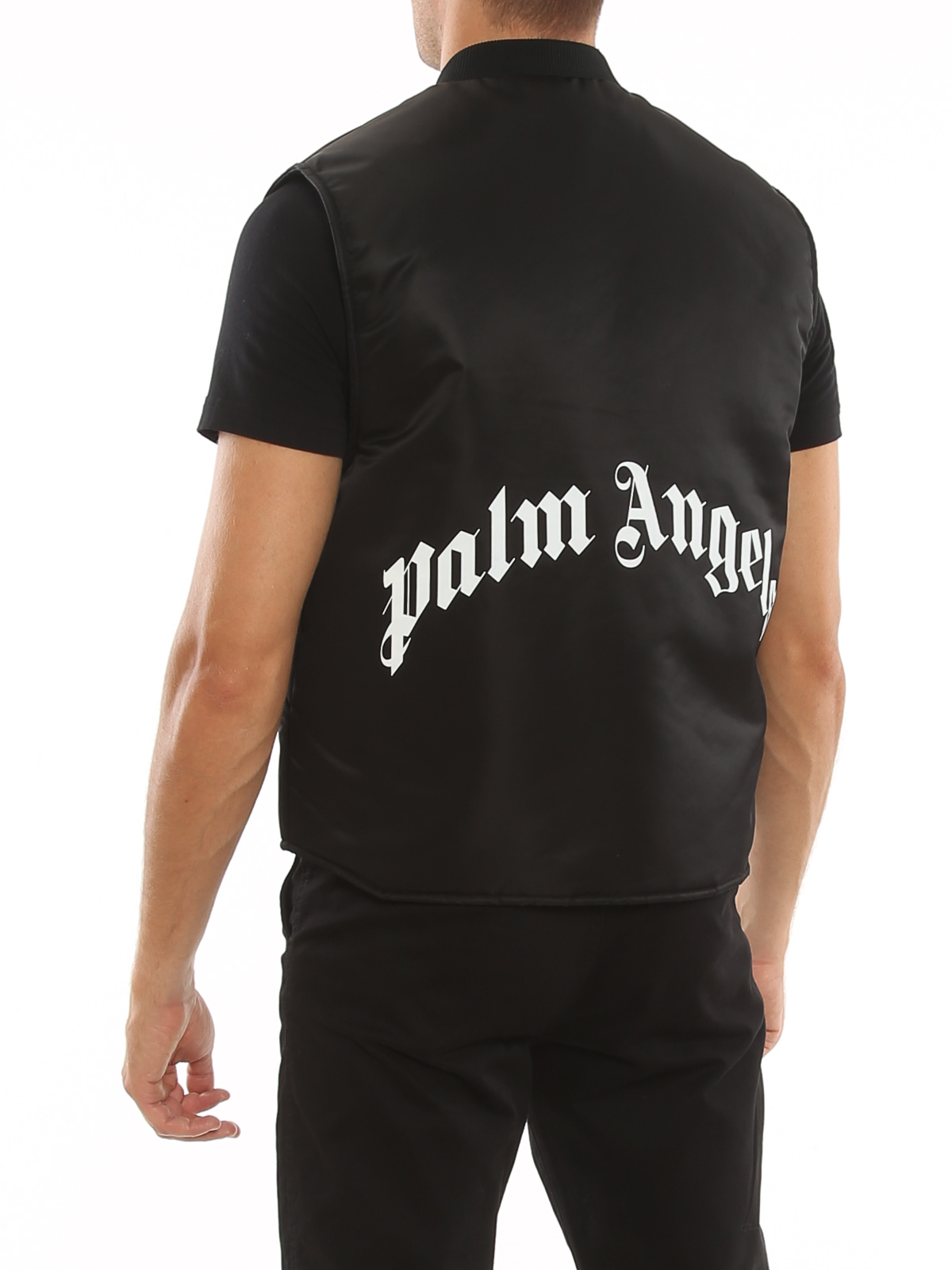 Vestesrembourrees Palm Angels Blouson Rembourré Noir PMEA062F21FAB0011001