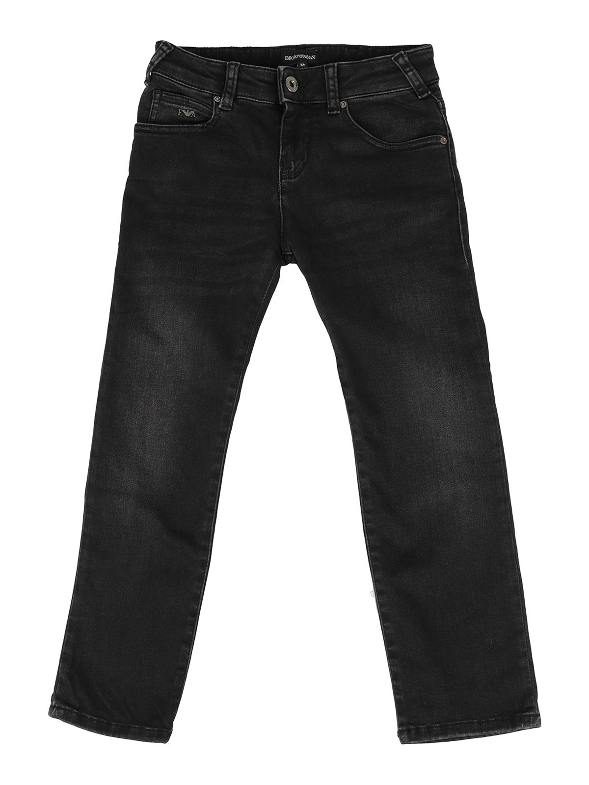 Straight leg jeans Emporio Armani - Cotton-modal blend jeans ...