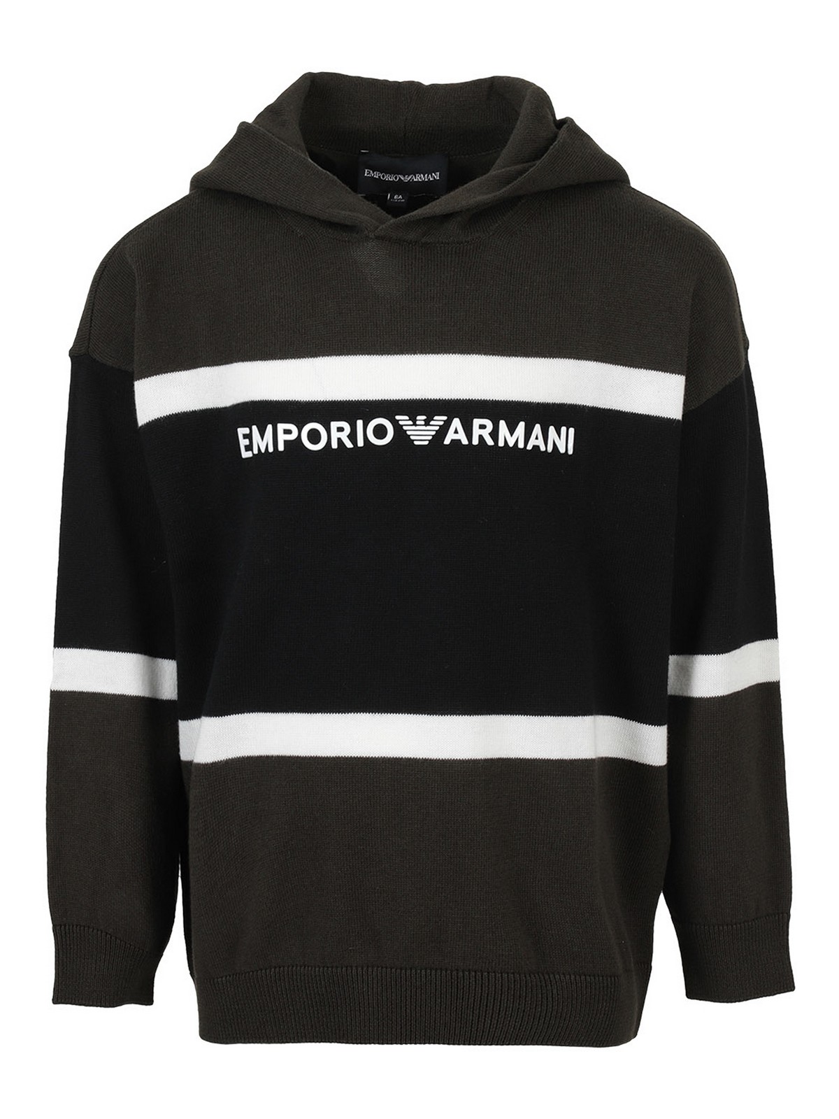 Sweatshirts & Sweaters Emporio Armani - Colour block hoodie -  6K4MTA4M1BZF503