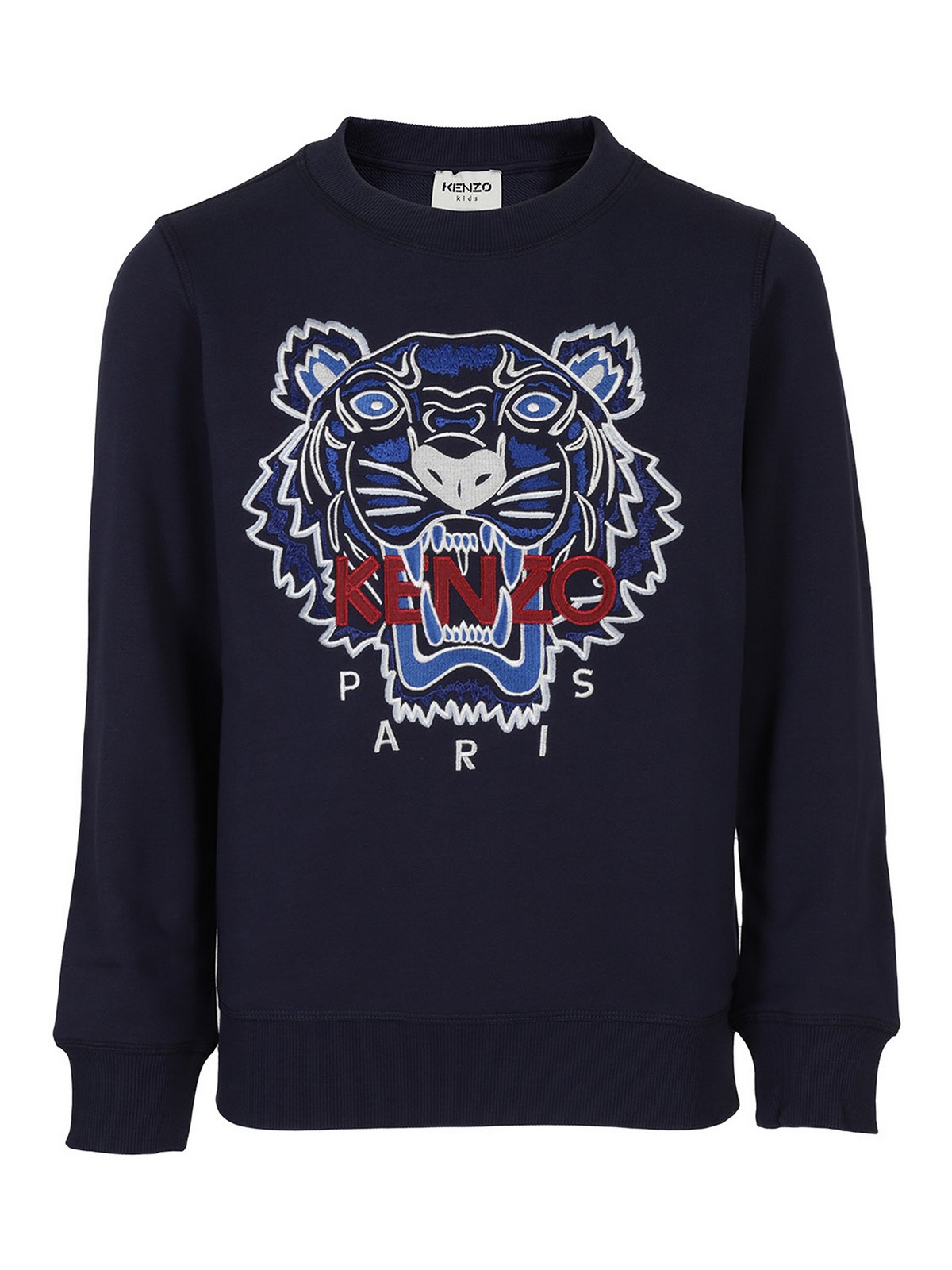 春◎定価9】KENZO タイガー TIGER 虎柄 刺繍 ニット セーター-