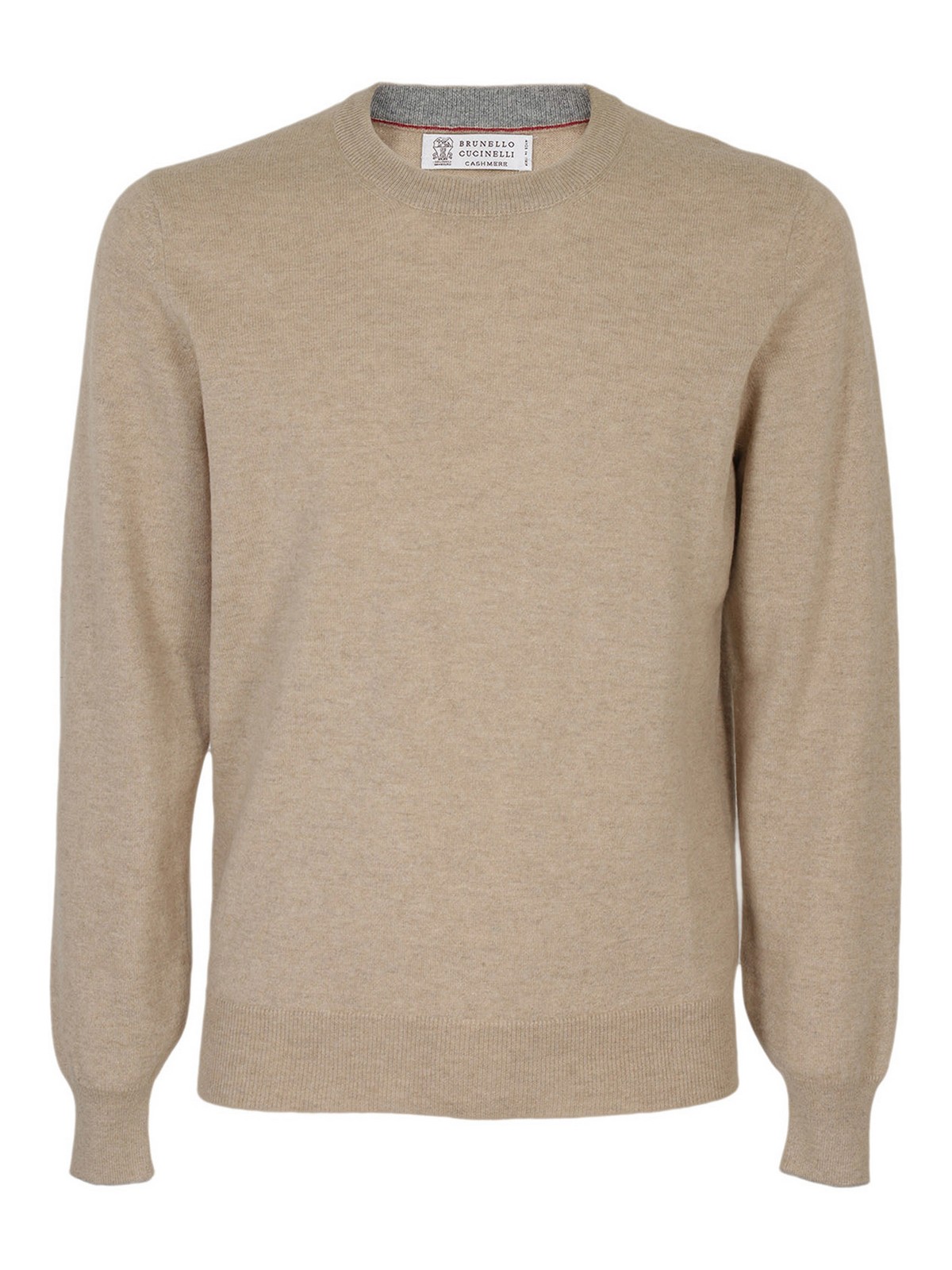 Crew necks Brunello Cucinelli - Mélange jumper - M2200100C077A