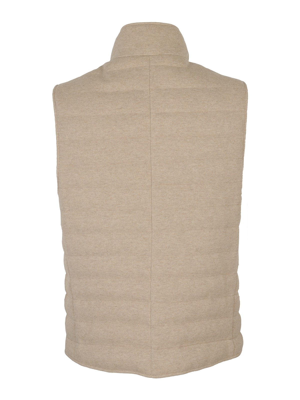 Padded jackets Brunello Cucinelli - Quilted puffer waistcoat ...