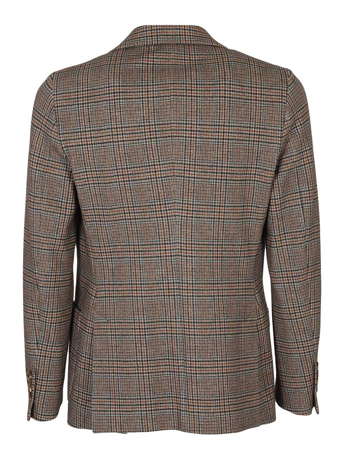 Blazers Circolo 1901 - Prince Of Wales cotton blazer - CN3230MASTICE